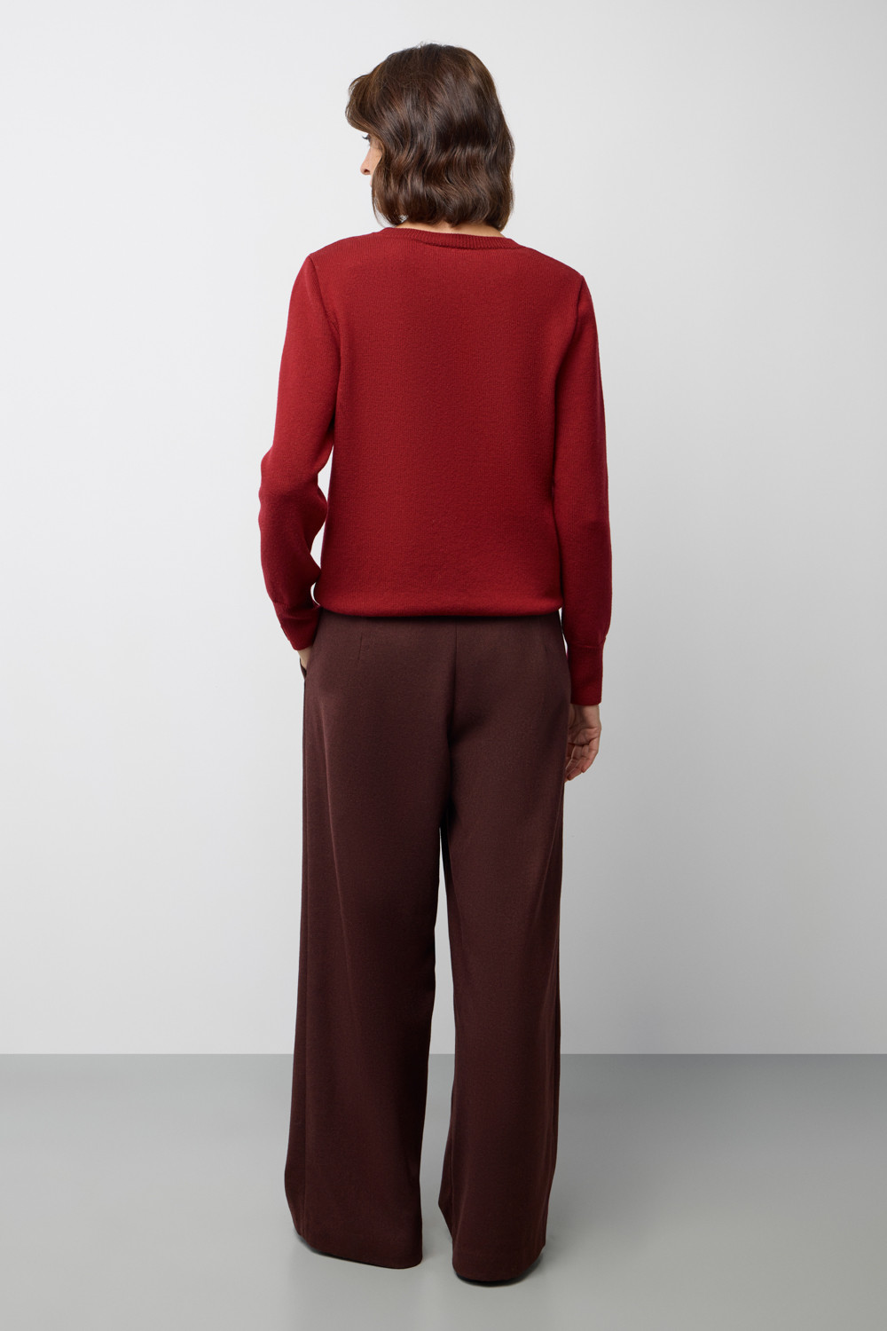 Джемперы женские для мам, артикул: ЕВ 30295/ш, цвет: фиолетовый, фото 3