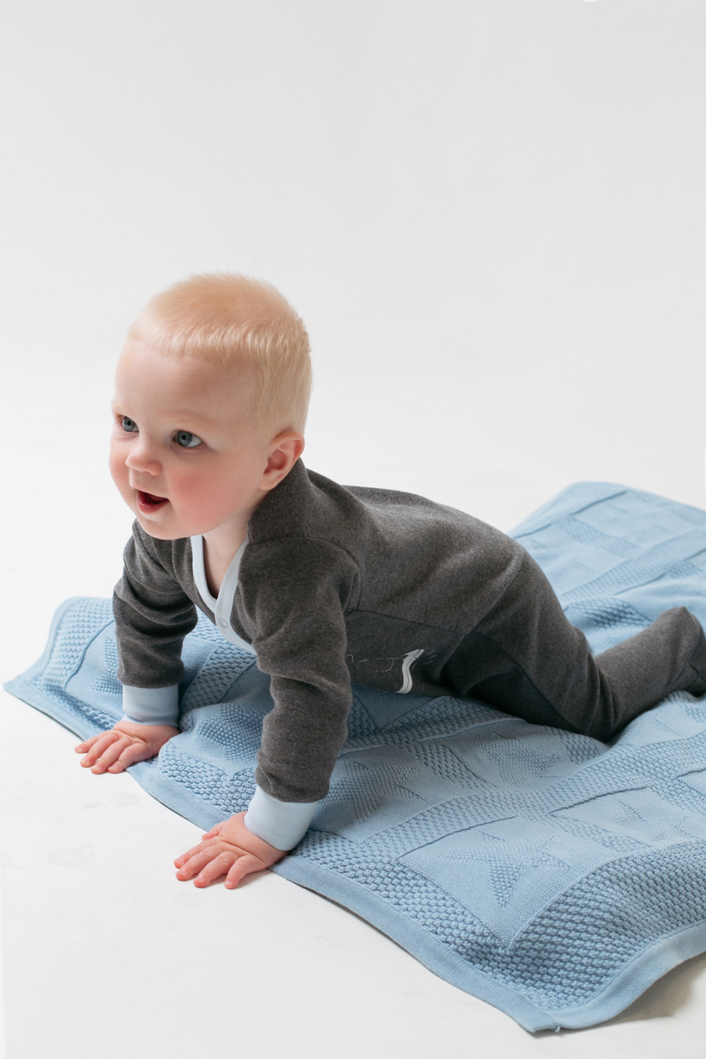 Комбинезон для новорожденных, артикул: К 6340, цвет: серый, фото 3