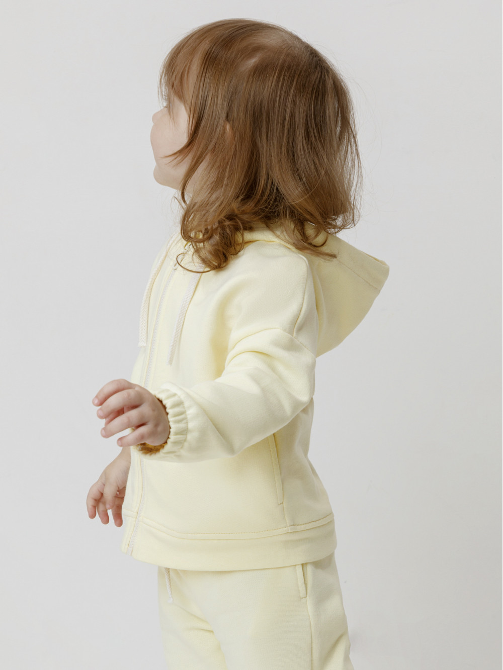 Толстовка для девочки, артикул: КР 302988, цвет: желтый, фото 3