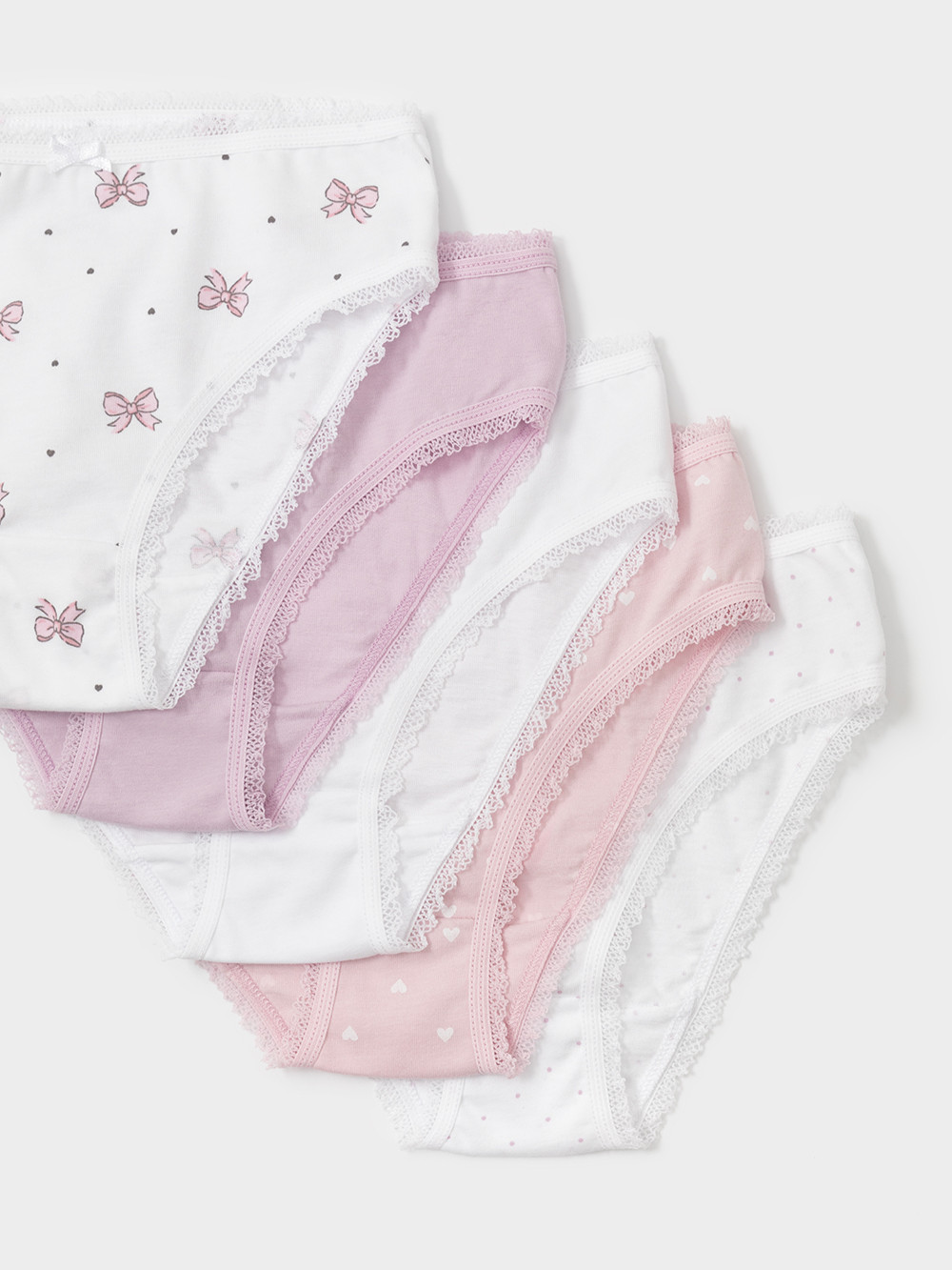 Трусы для девочки, артикул: МП 1931-5уп, цвет: белый, фото 3