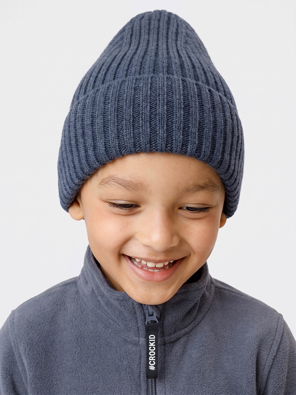 Шапка для мальчика, артикул: КВ 20468/ш, цвет: синий, фото 3