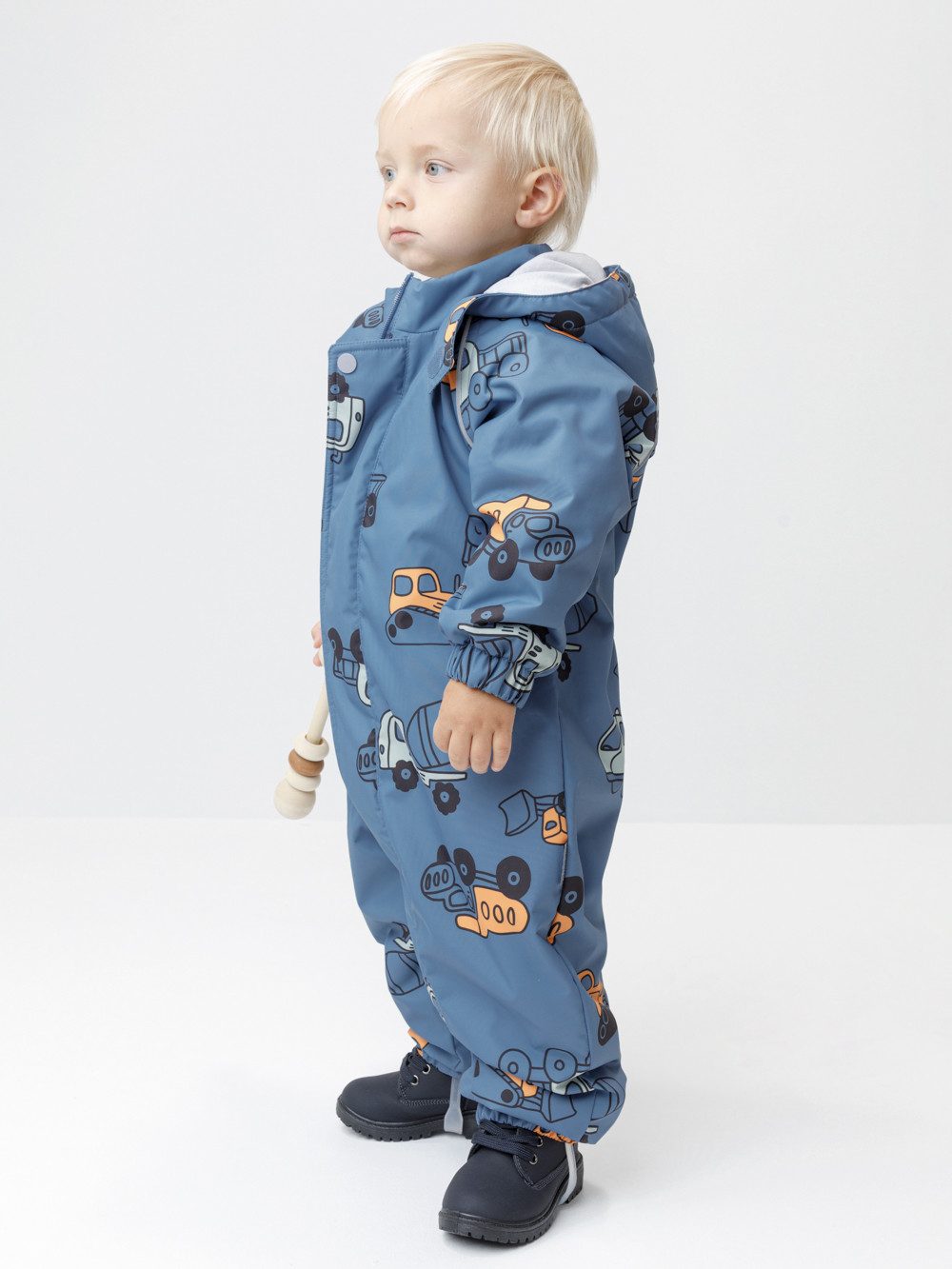 Комбинезоны утепленные для мальчика, артикул: ВК 60085/н/80 Ал, цвет: синий, фото 3