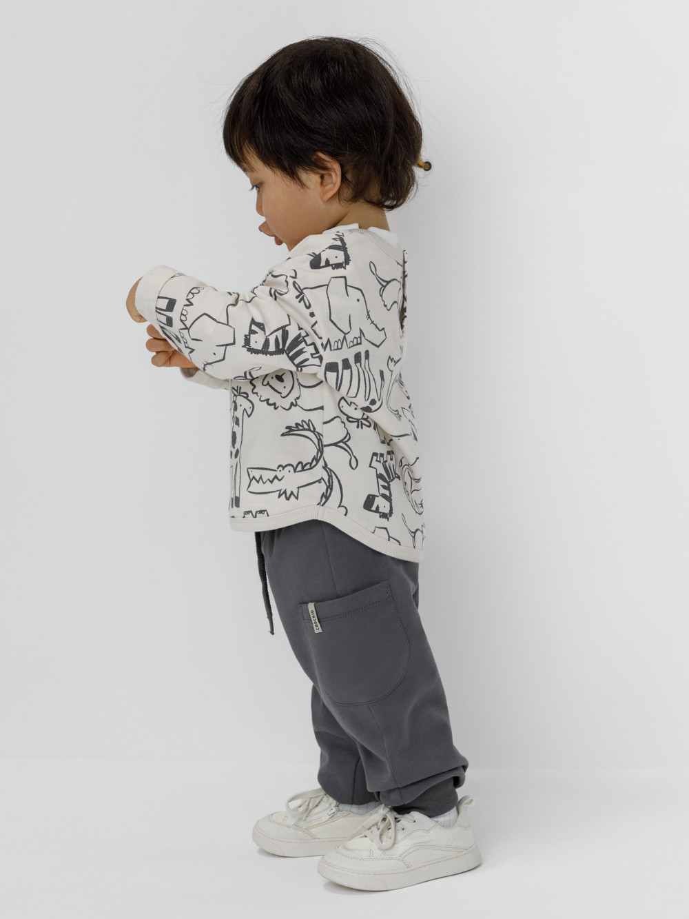 Брюки для мальчика, артикул: КР 400932, цвет: темно-серый, фото 3