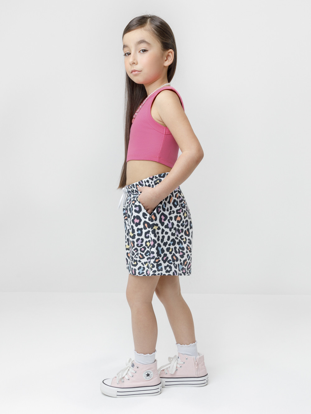 Шорты для девочки, артикул: КР 400937, цвет: сахар, фото 3