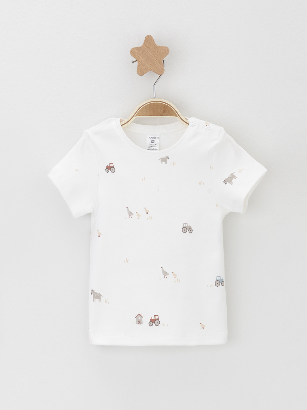 Футболка для новорожденных, артикул: К 301156-2уп, цвет: хаки, фото 3