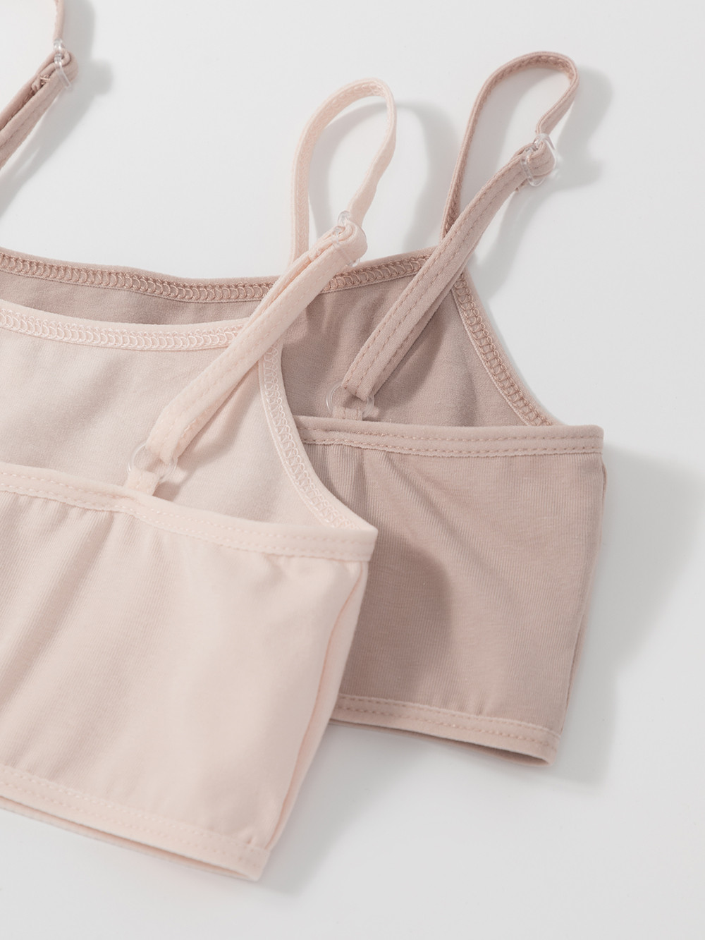 Майки для девочки, артикул: К 1197-2уп, цвет: кофейный, фото 3