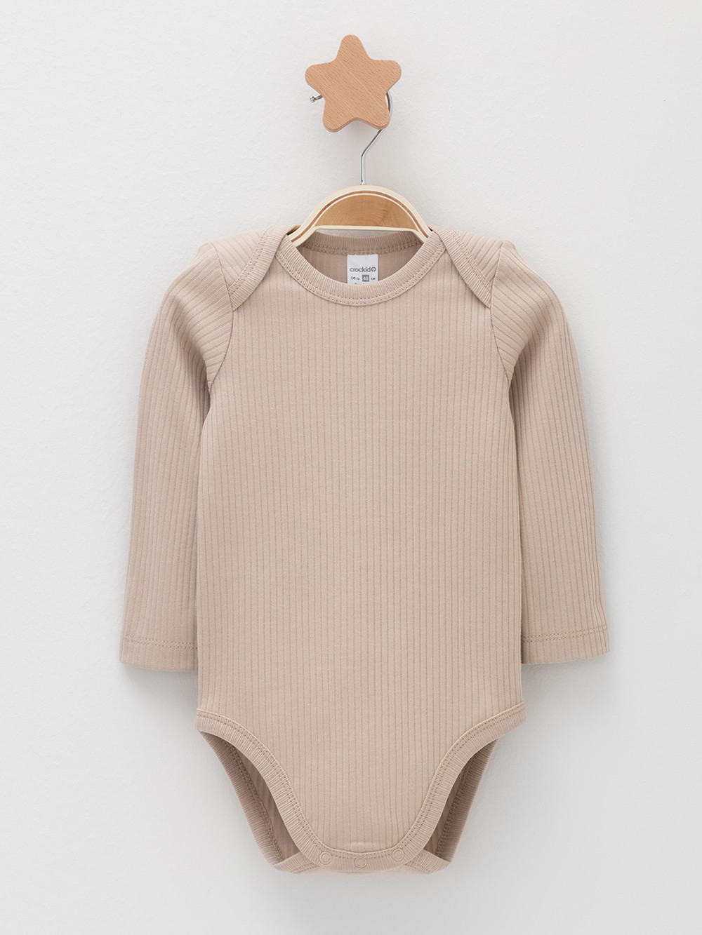 Боди для новорожденных, артикул: К 6526-2уп, цвет: бежевый, фото 3