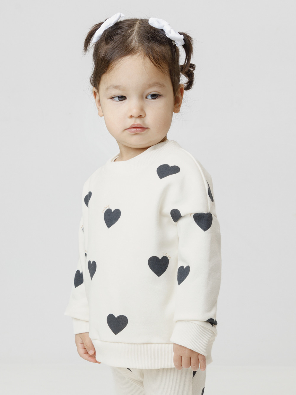 Свитшоты для девочки, артикул: КР 303030, цвет: сахар, фото 3