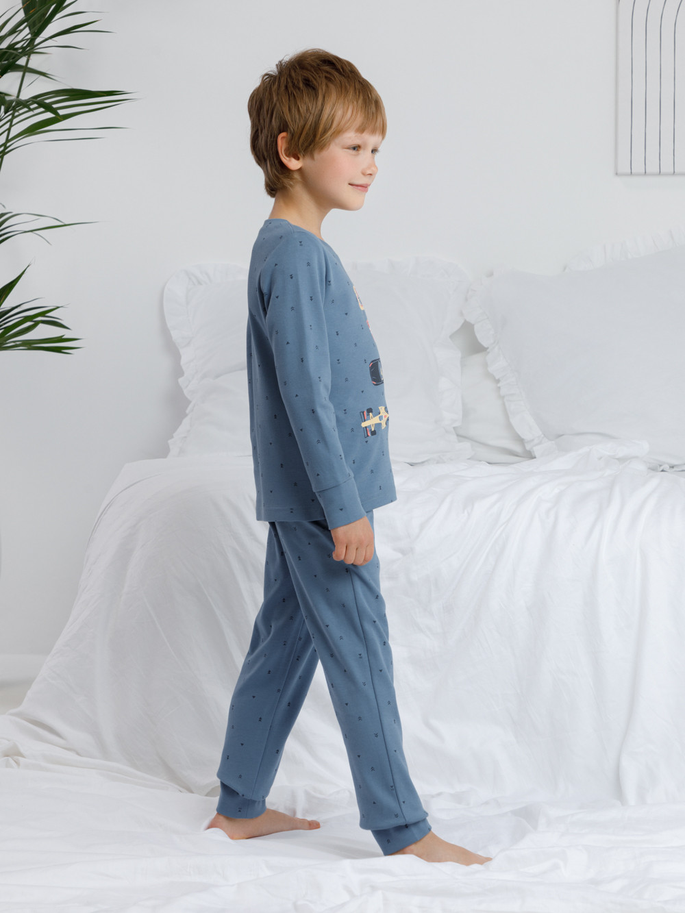 Пижама для мальчика, артикул: К 1621, цвет: синий, фото 3