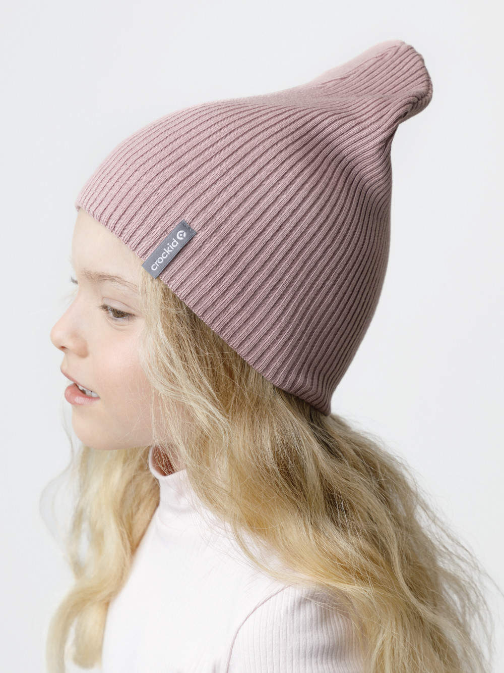 Шапка для девочки, артикул: КВ 20432, цвет: розовый, фото 3