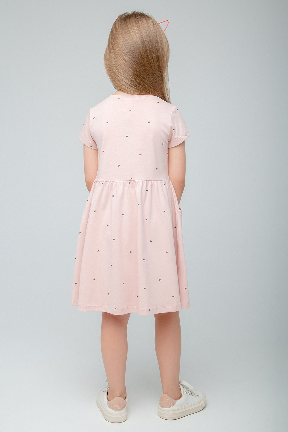 Платье для девочки, артикул: К 5754, цвет: розовый, фото 3