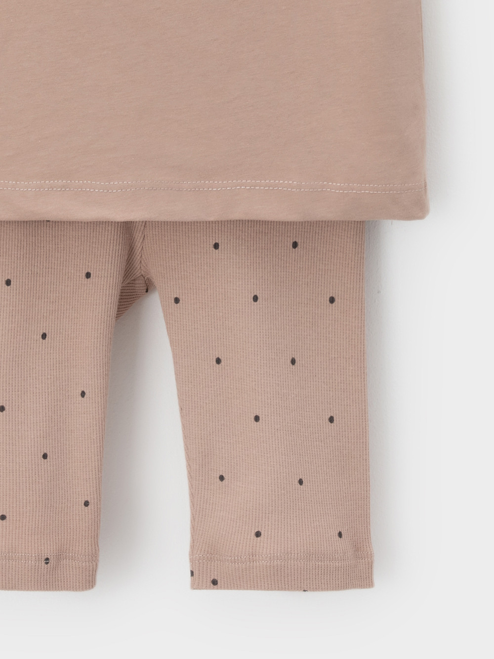 Пижама для девочки, артикул: К 1647, цвет: бежевый, фото 3