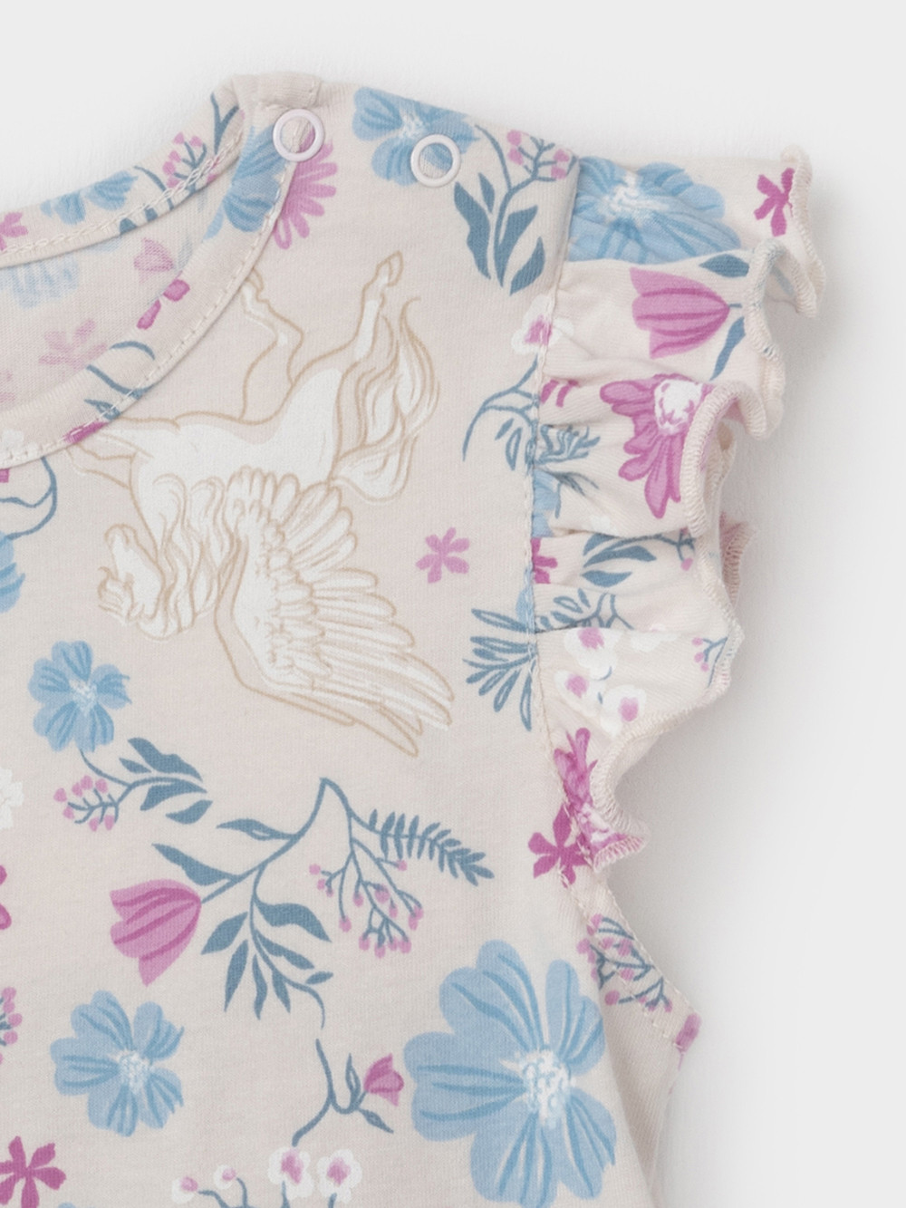 Полукомбинезон для девочки, артикул: КР 6462, цвет: светло-бежевый, фото 3