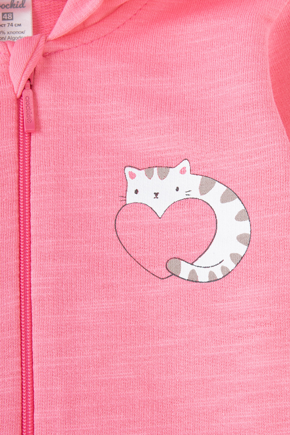 Комбинезон для новорожденных, артикул: К 6405, цвет: ярко-розовый, фото 3