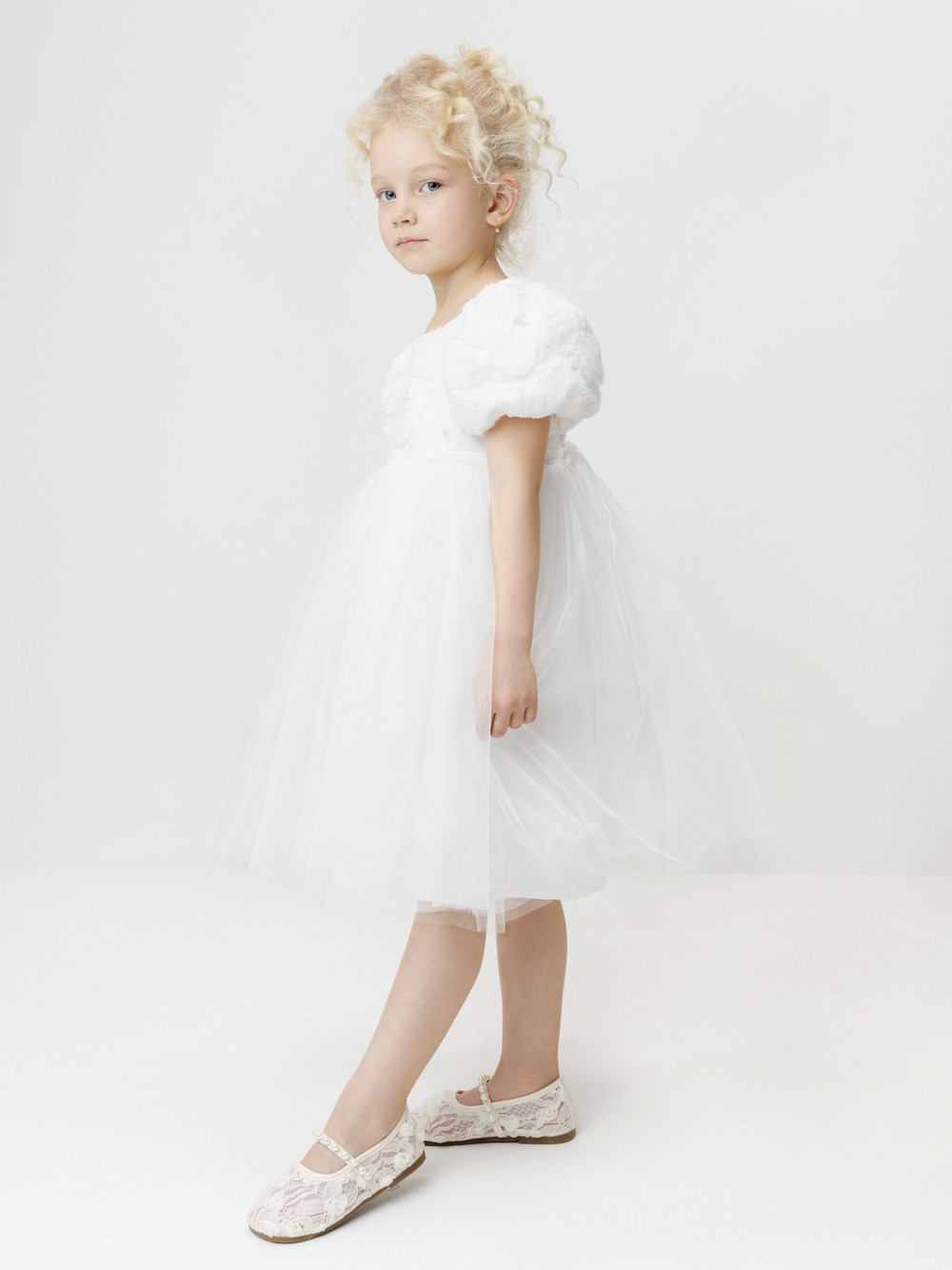 Платье для девочки, артикул: 52101(4060), цвет: белый, фото 3