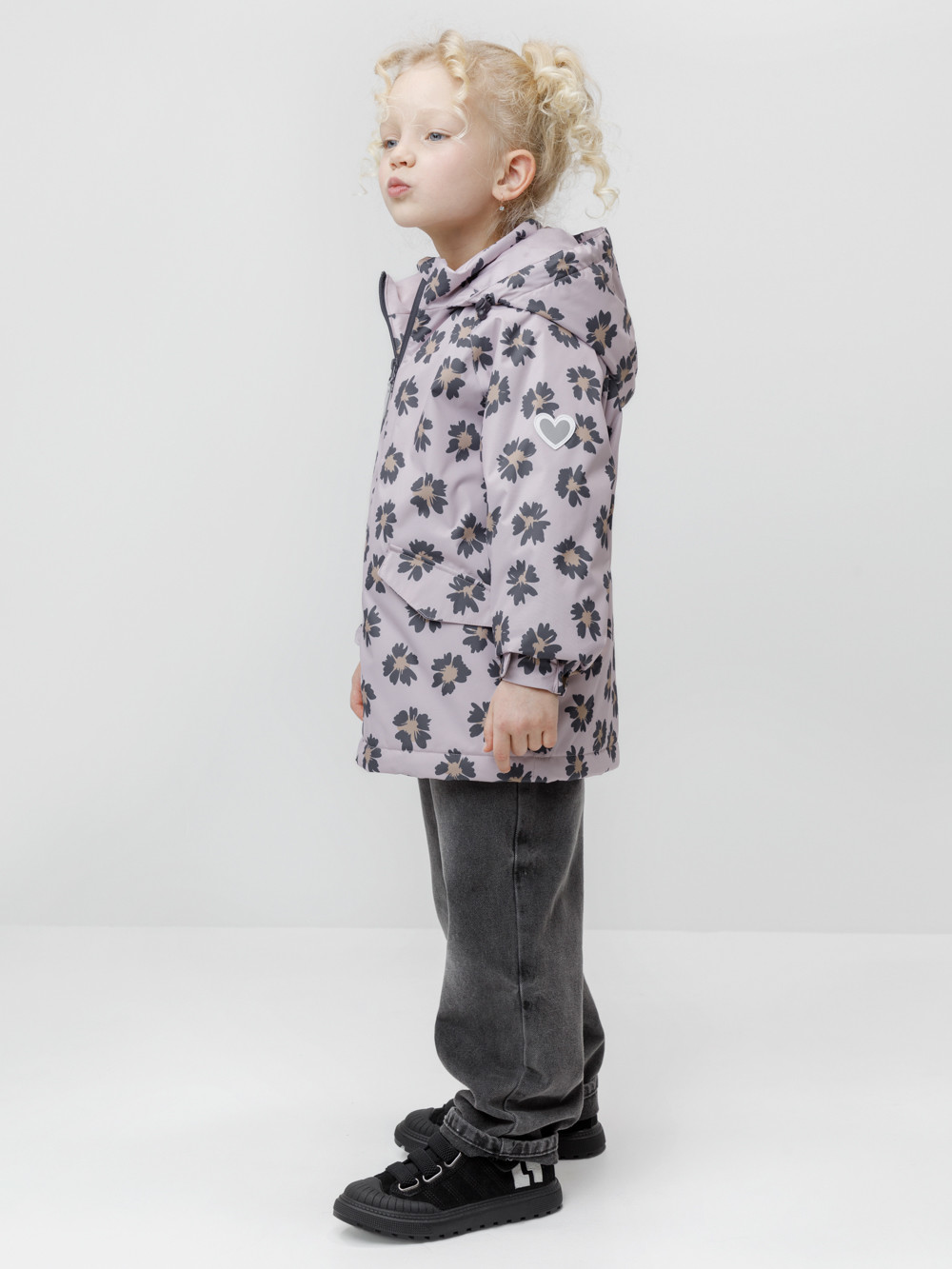 Куртка для девочки, артикул: ВК 32167/н/10 Ал, цвет: розовый, фото 3