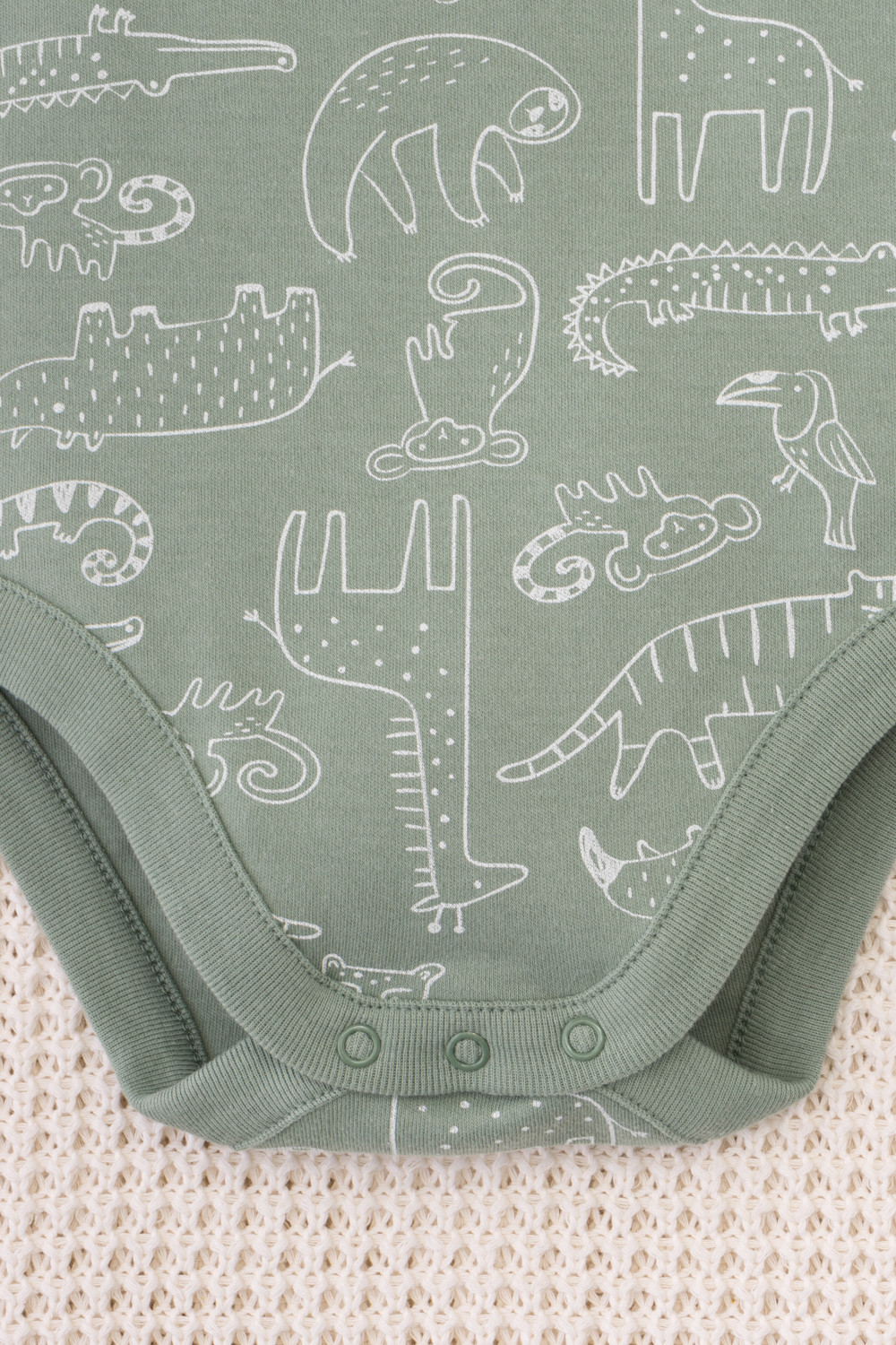 Боди для новорожденных, артикул: К 6239, цвет: хаки, фото 3