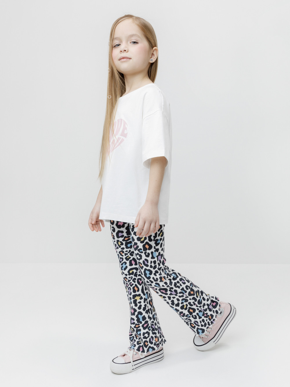 Брюки для девочки, артикул: КР 400936, цвет: сахар, фото 3