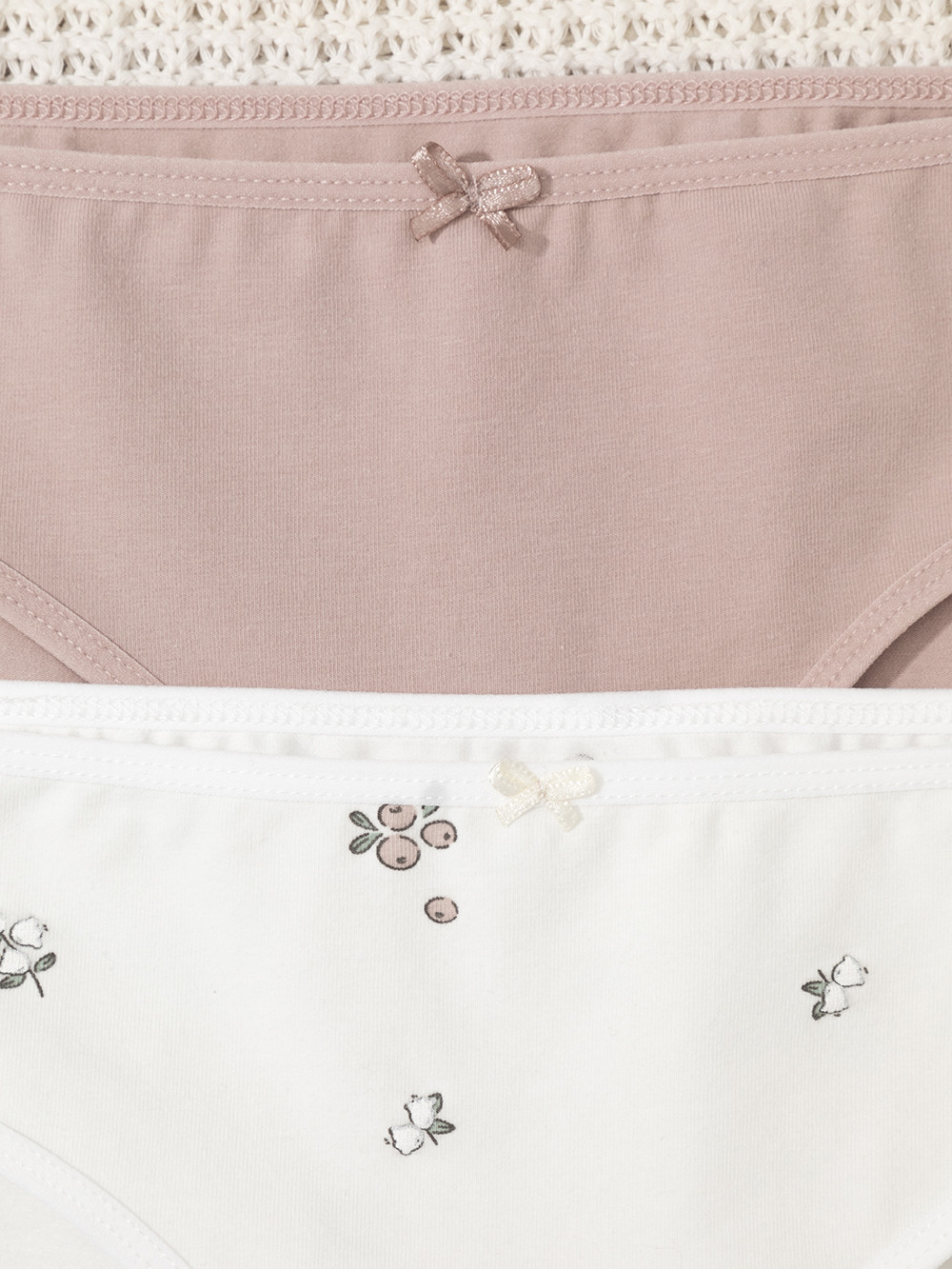 Трусы для девочки, артикул: К 1972-2уп, цвет: кофейный, фото 3