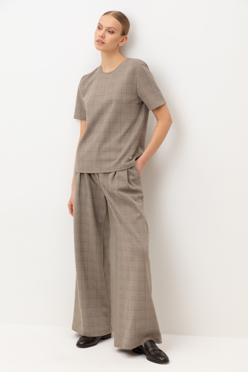 Футболки женские для мам, артикул: ЕВТ 3335, цвет: бежевый, фото 3