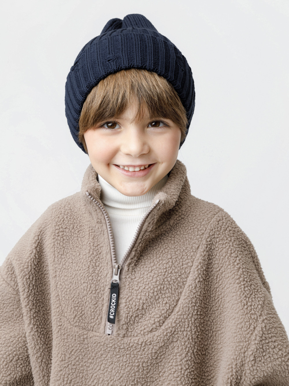 Шапка для мальчика, артикул: КВ 20445, цвет: синий, фото 3