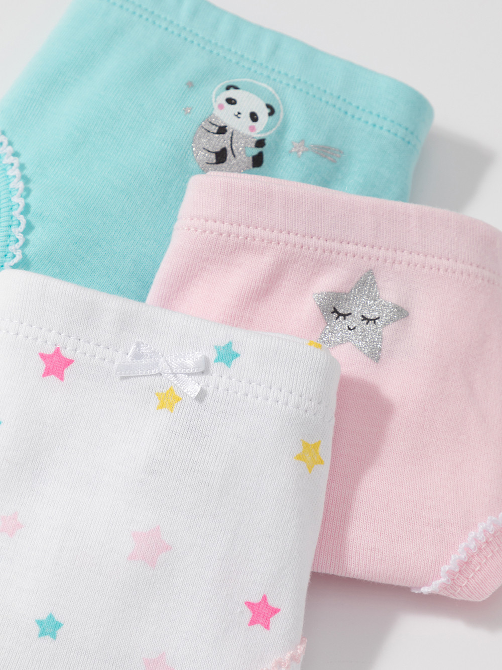 Трусы для девочки, артикул: К 1978-3уп, цвет: минт, фото 3