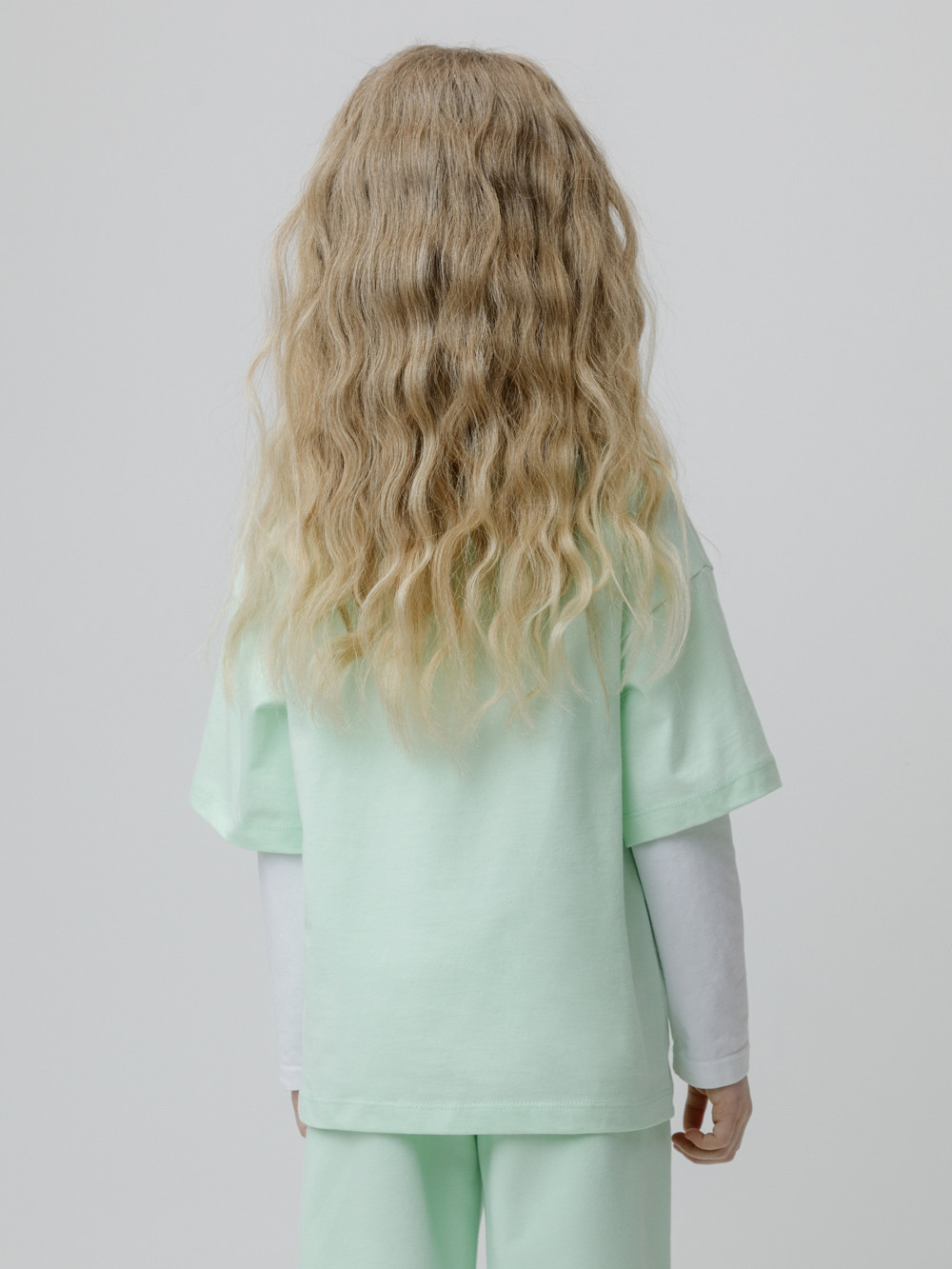 Футболка для девочки, артикул: КР 303016, цвет: зеленый, фото 4