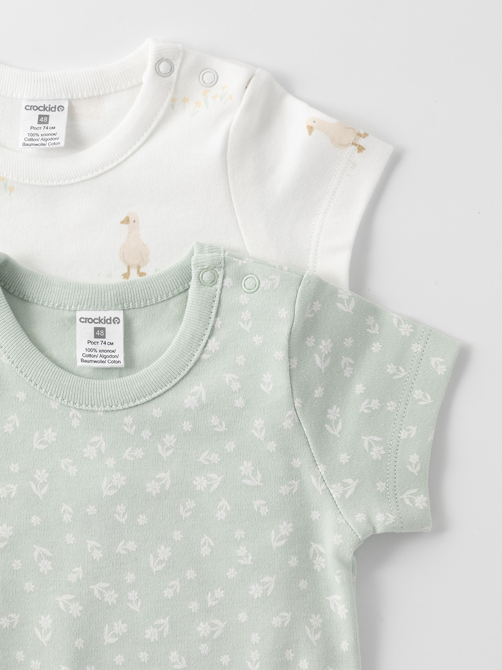 Боди для новорожденных, артикул: К 6239-2уп, цвет: зеленый, фото 4