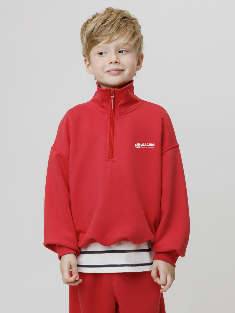 Свитшоты для мальчика, артикул: КР 303025, цвет: красный, фото 4