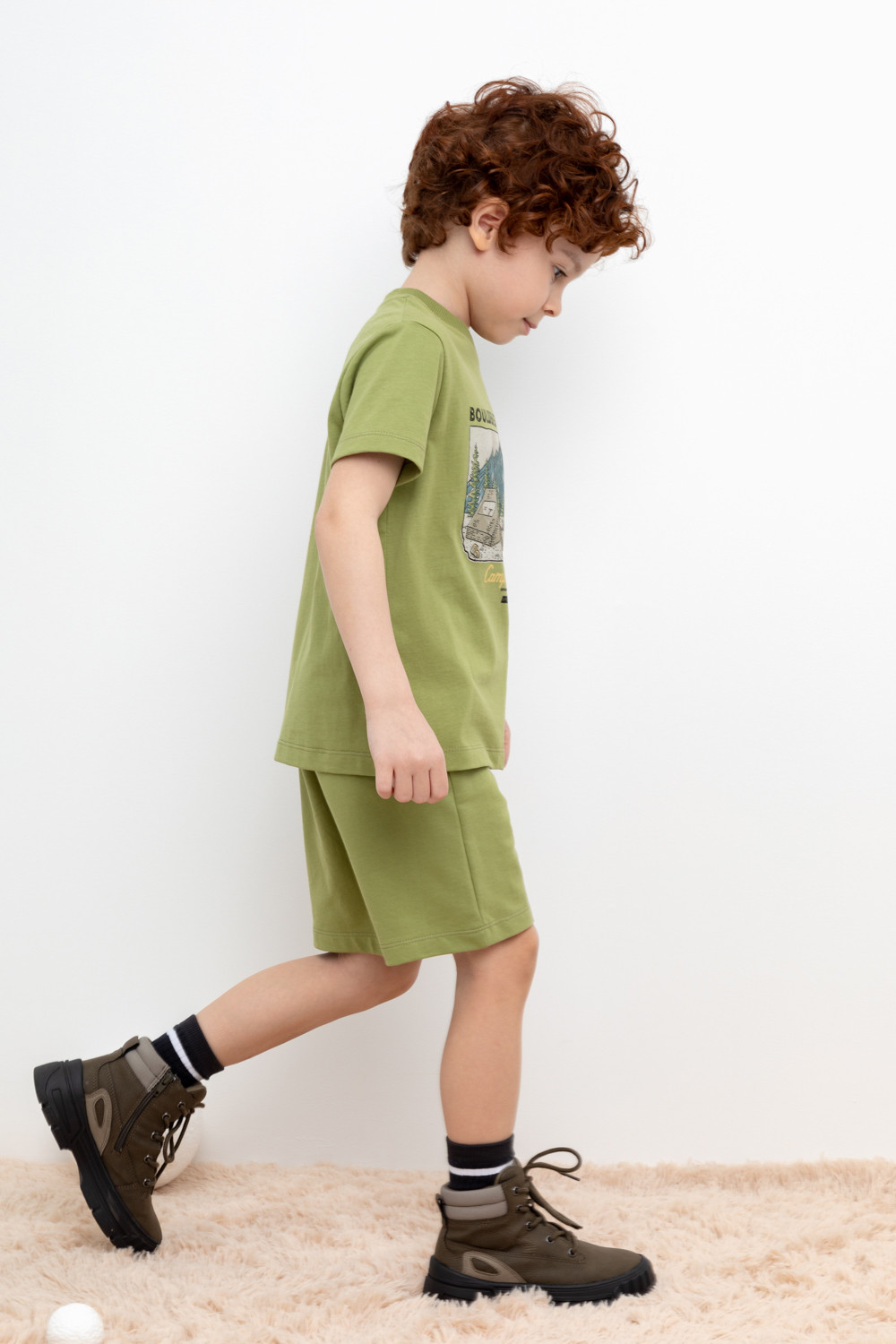 Шорты для мальчика, артикул: КР 400604, цвет: зеленый, фото 4