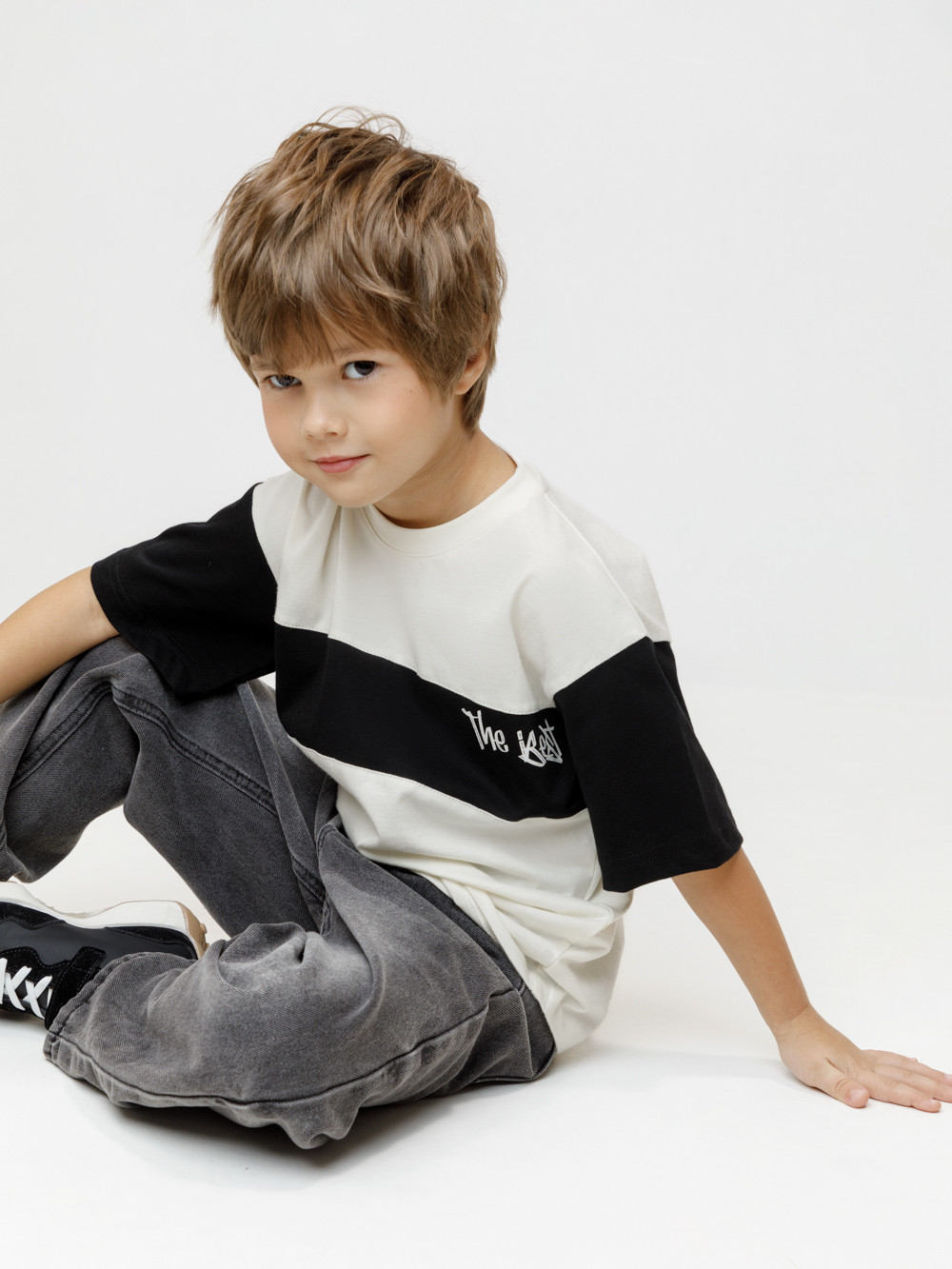 Футболка для мальчика, артикул: КР 303028, цвет: сахар, фото 4