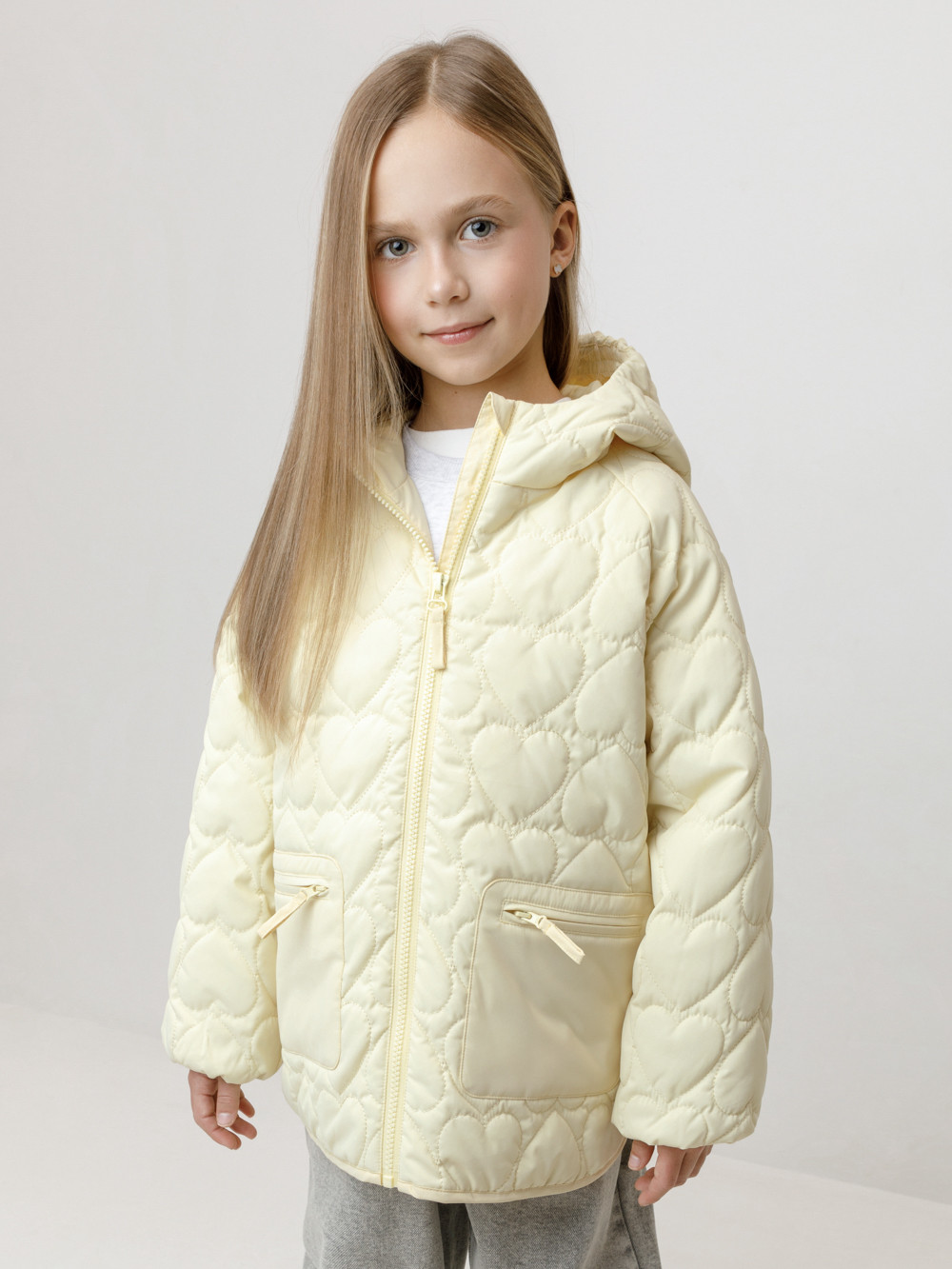 Куртка для девочки, артикул: ВК 32188/2 ГР, цвет: желтый, фото 4
