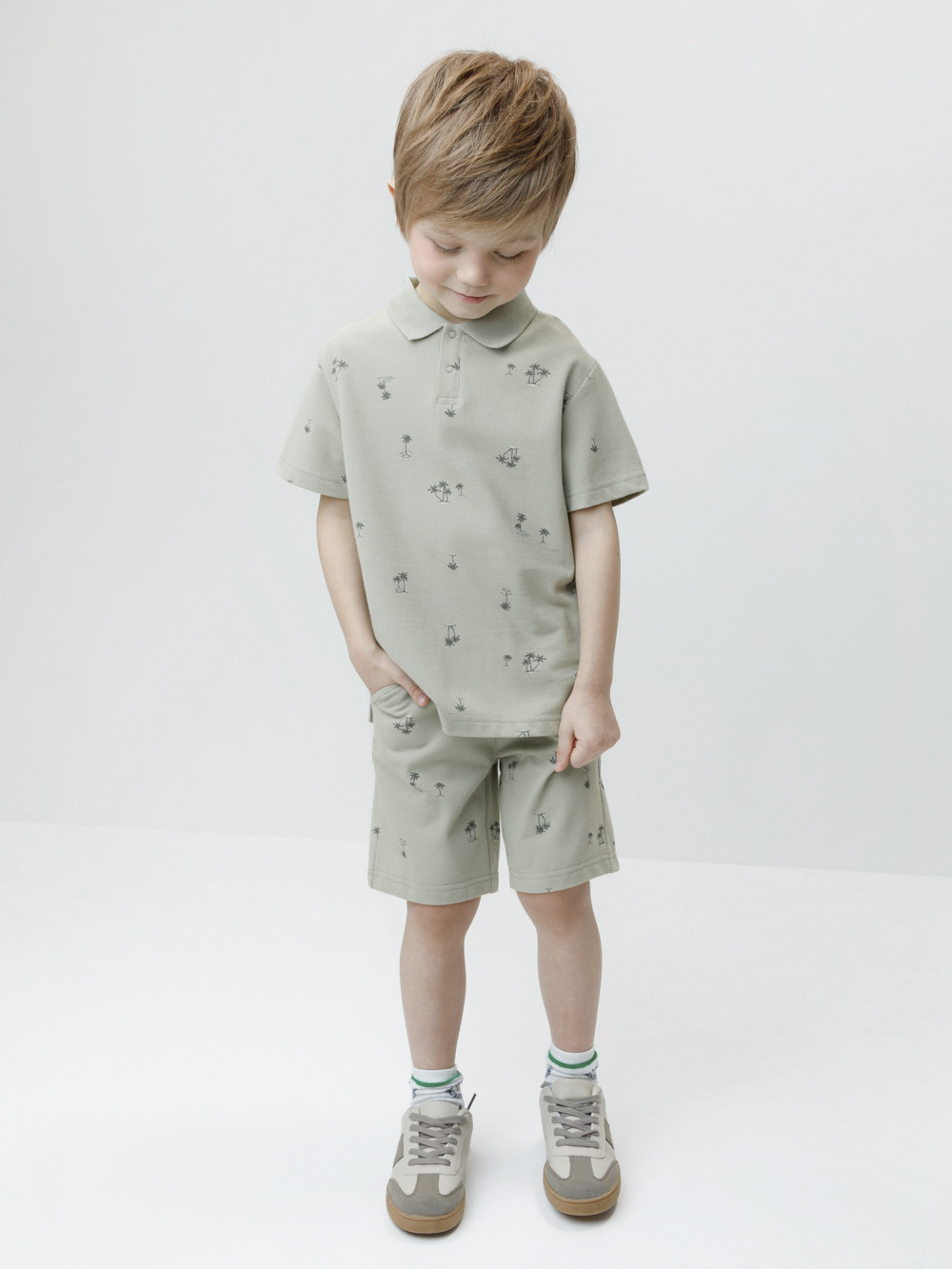 Шорты для мальчика, артикул: КР 400952, цвет: зеленый, фото 4