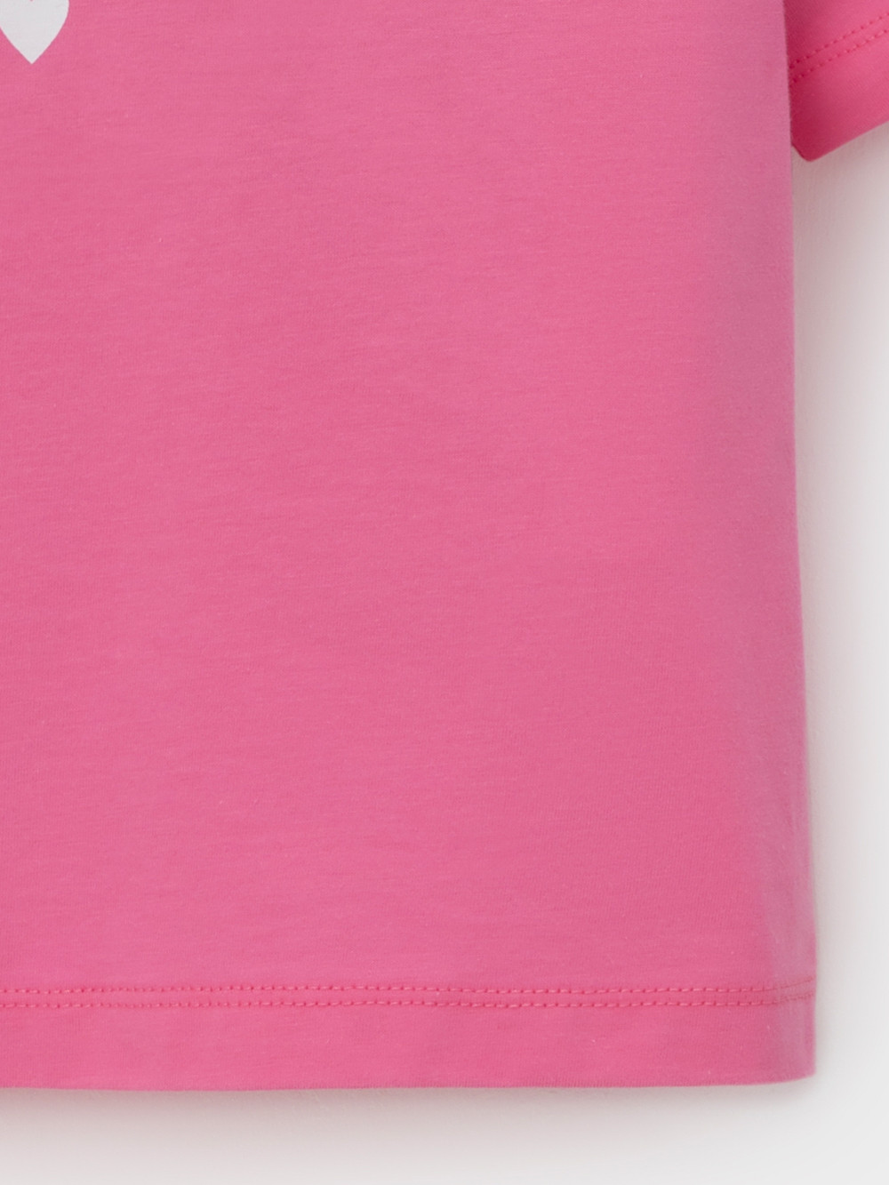 Футболка для девочки, артикул: КР 303016, цвет: ярко-розовый, фото 4