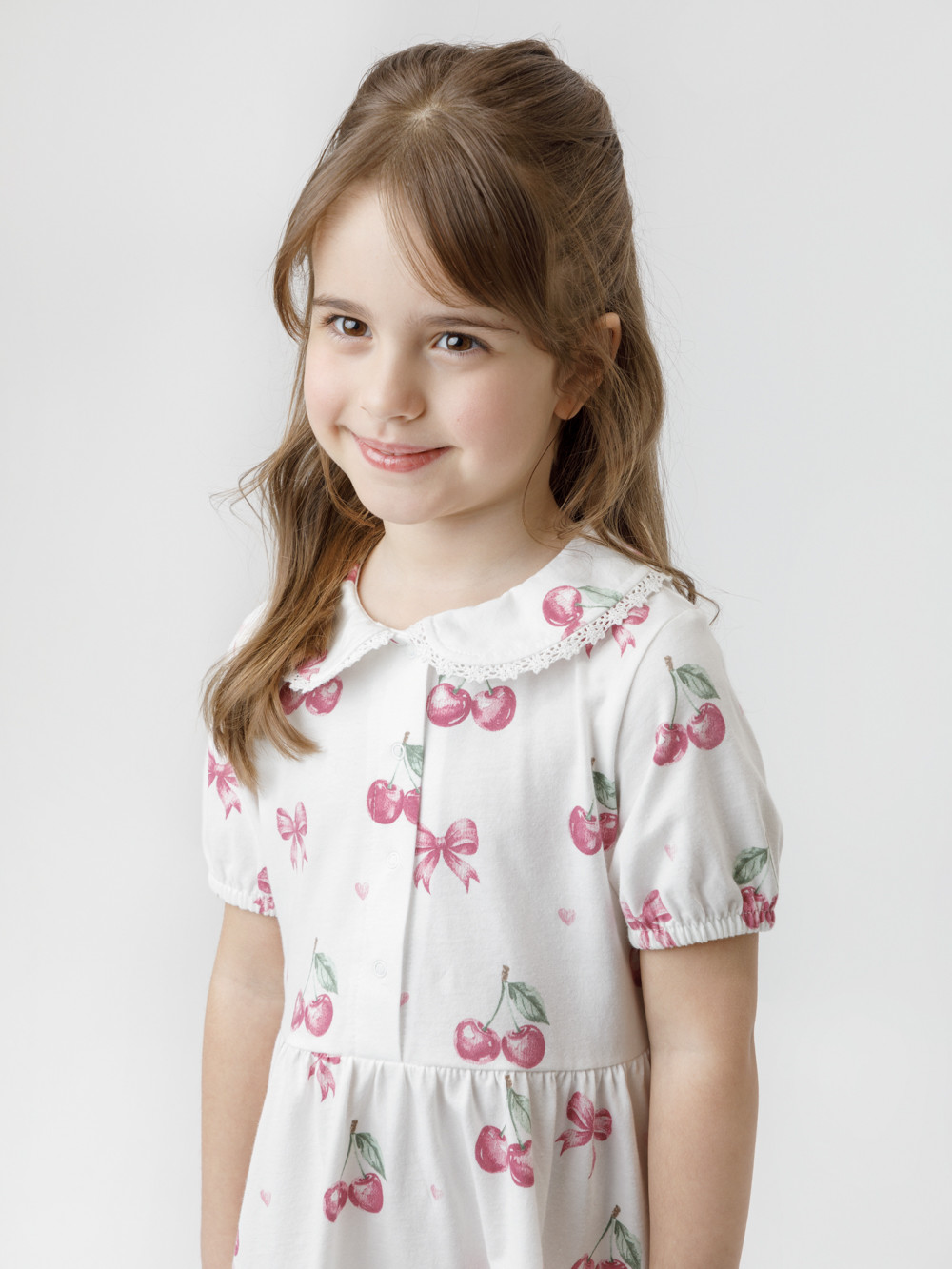 Платье для девочки, артикул: КР 5932, цвет: сахар, фото 4