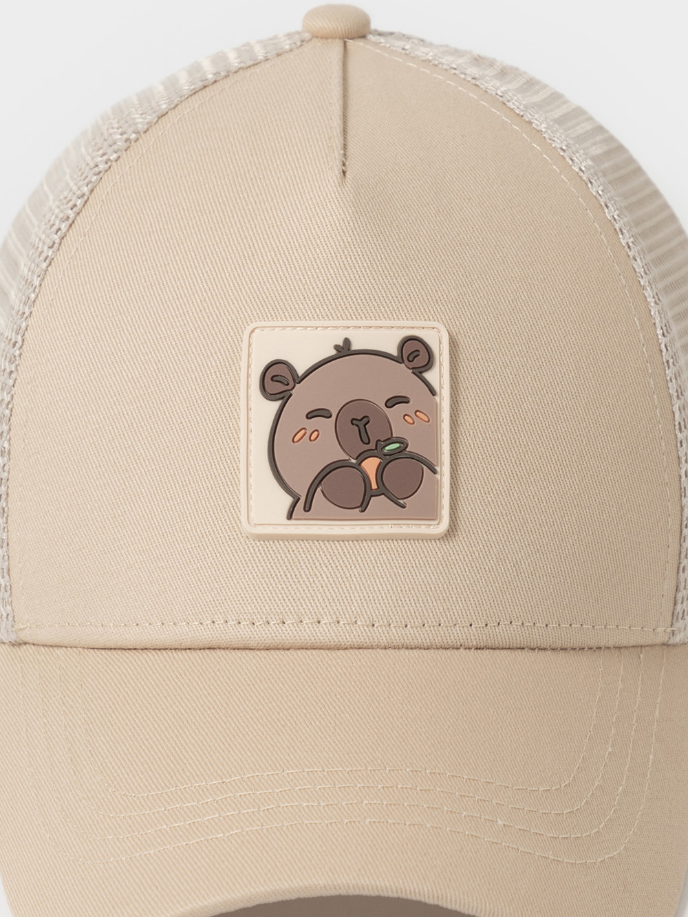 Кепка для девочки, артикул: ТК 80121, цвет: бежевый, фото 4