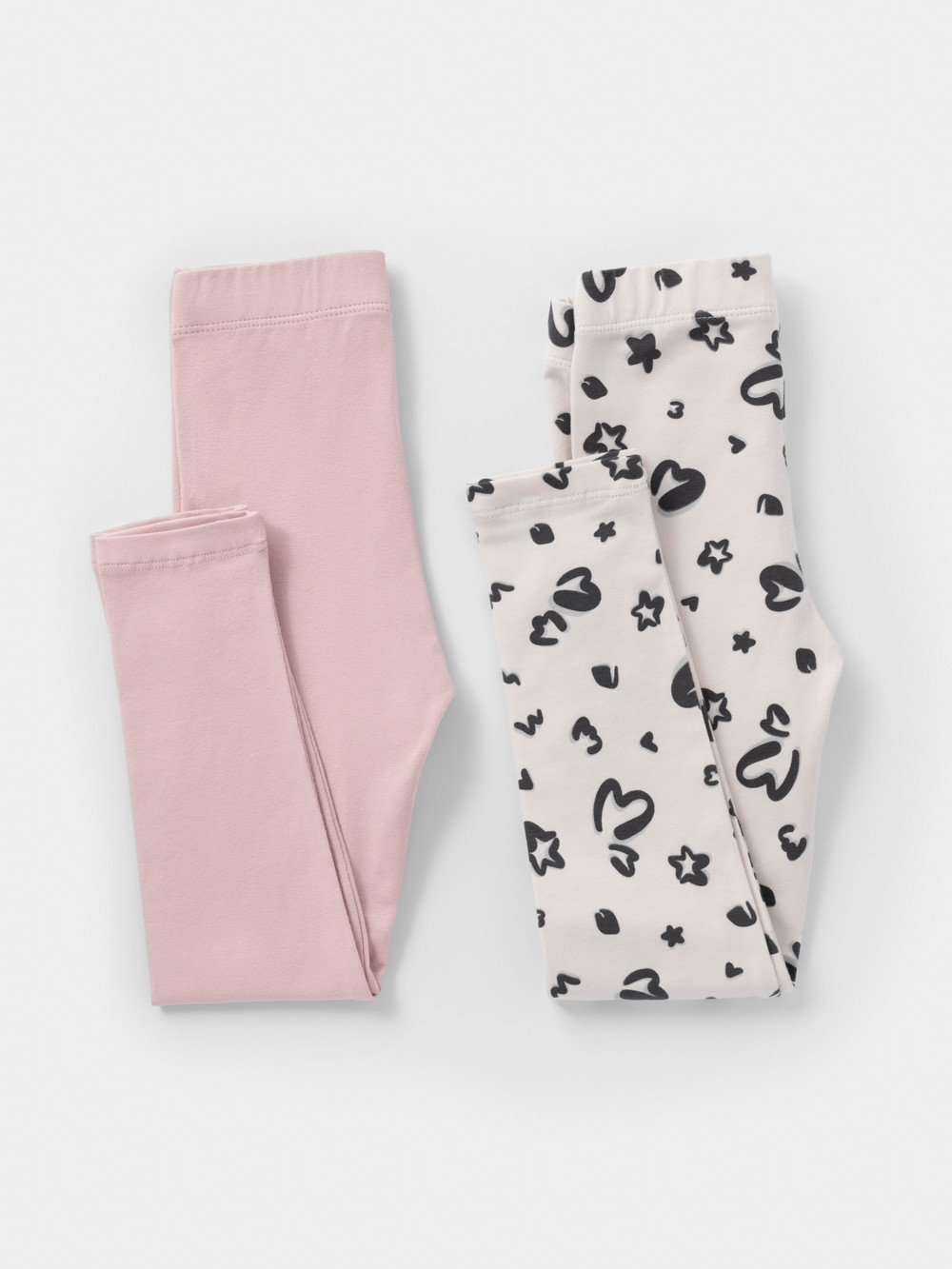 Лосины для девочки, артикул: МП 4074-2уп, цвет: светло-бежевый, фото 4