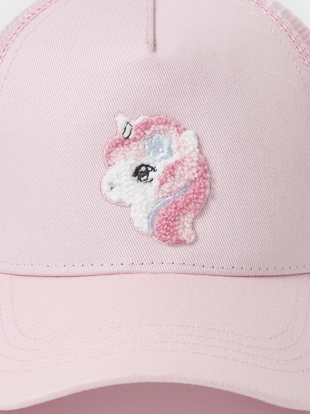 Кепка для девочки, артикул: ТК 80122, цвет: розовый, фото 4