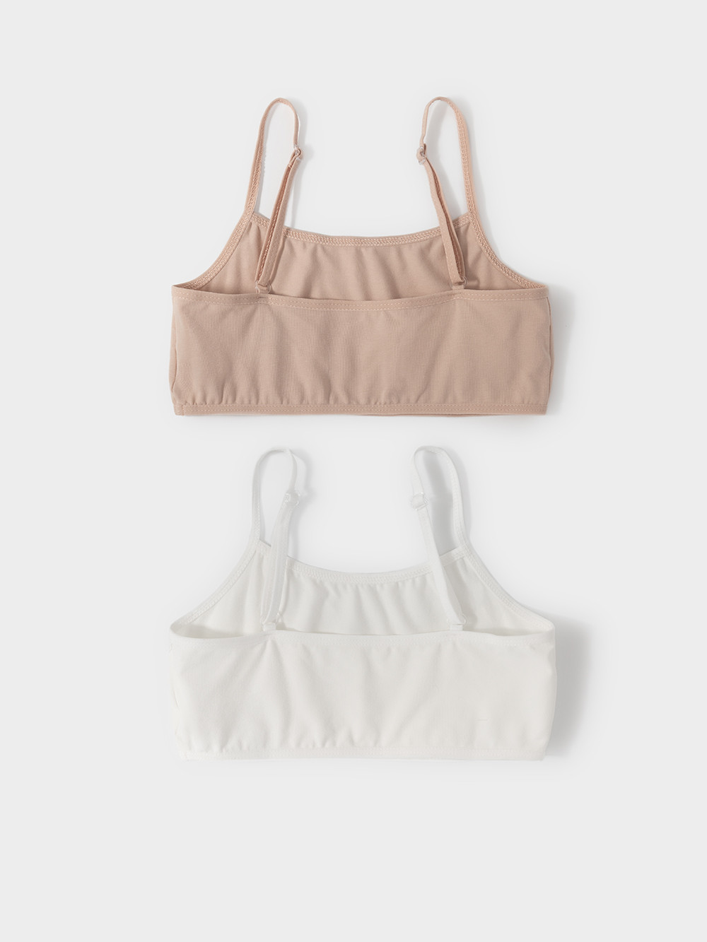 Майки для девочки, артикул: К 1197-2уп, цвет: бежевый, фото 4