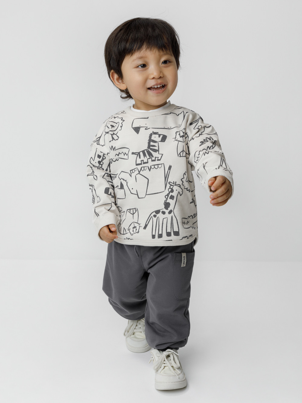 Брюки для мальчика, артикул: КР 400932, цвет: темно-серый, фото 4