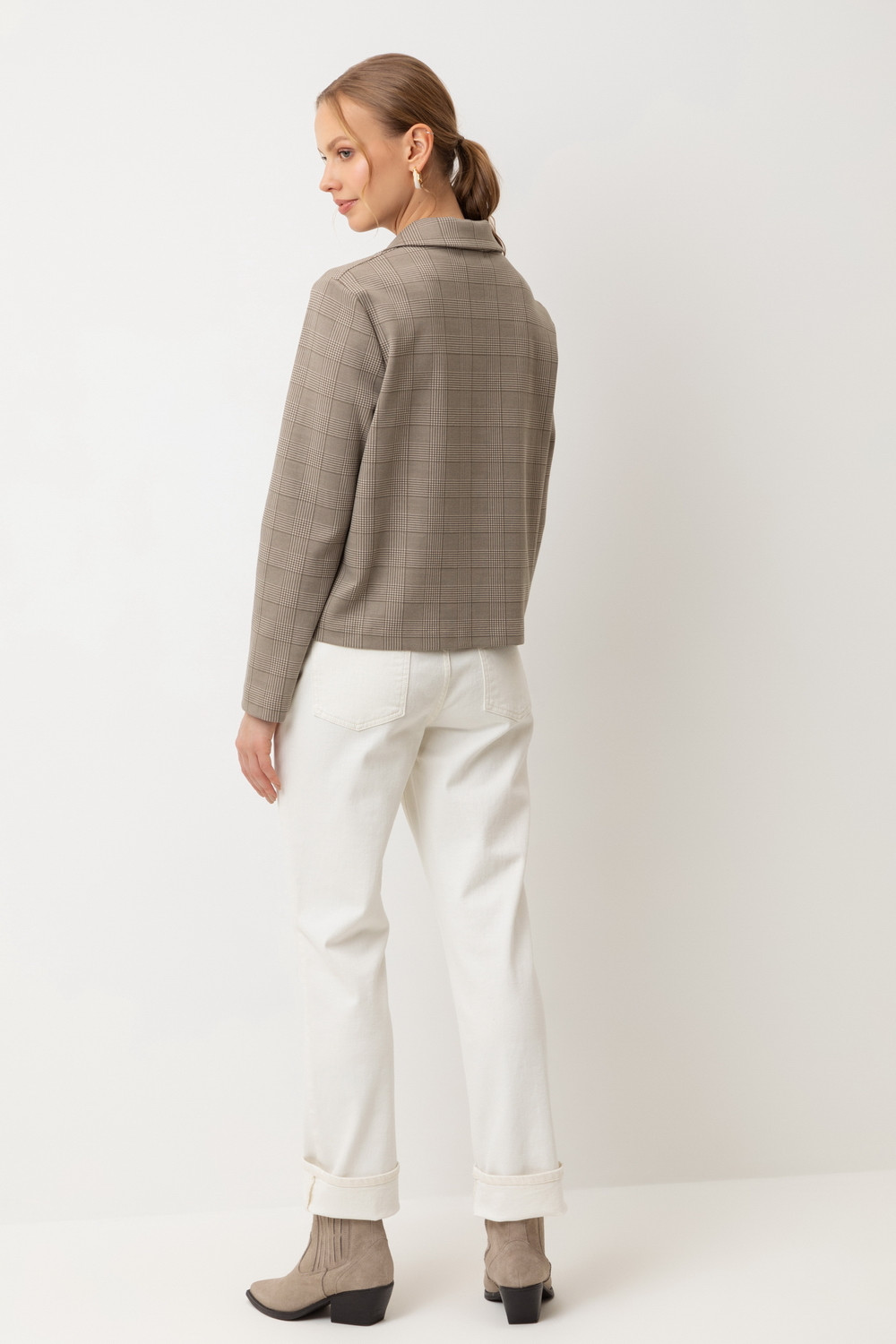 Жакеты, куртки женские для мам, артикул: ЕВТ 3336, цвет: бежевый, фото 4