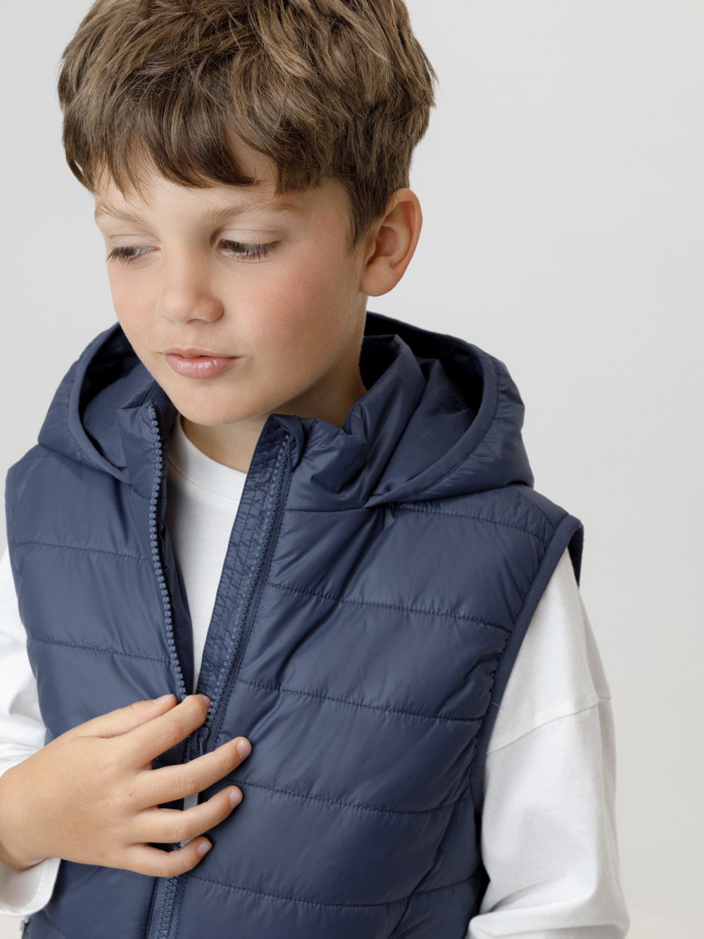 Жилеты для мальчика, артикул: ВК 35021/1 ГР, цвет: синий, фото 4