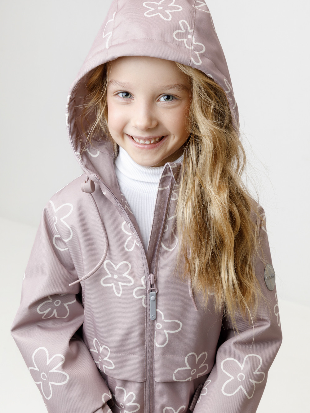 Куртка для девочки, артикул: ВК 32180/н/2 УЗГ, цвет: розовый, фото 4