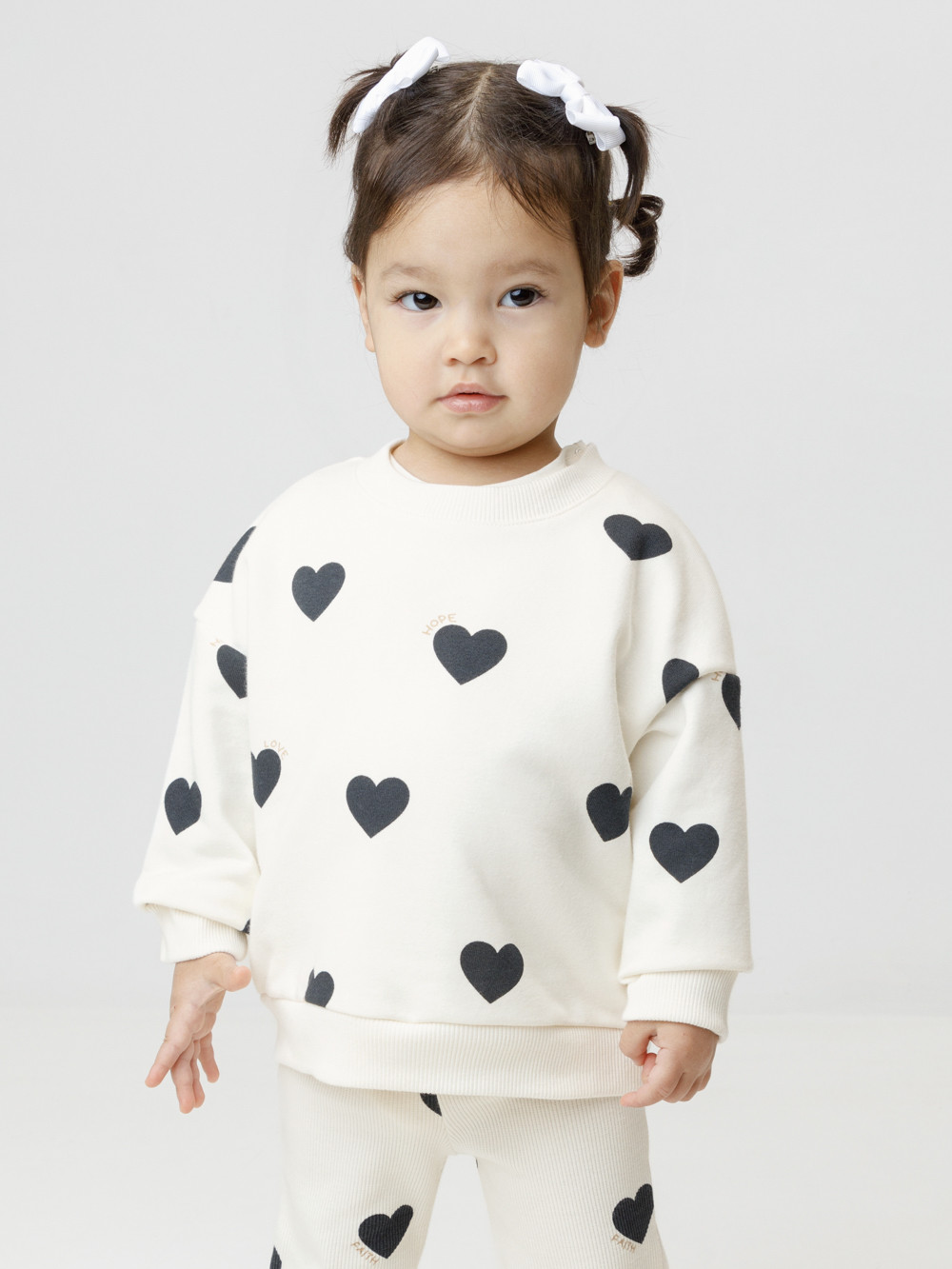 Свитшоты для девочки, артикул: КР 303030, цвет: сахар, фото 4