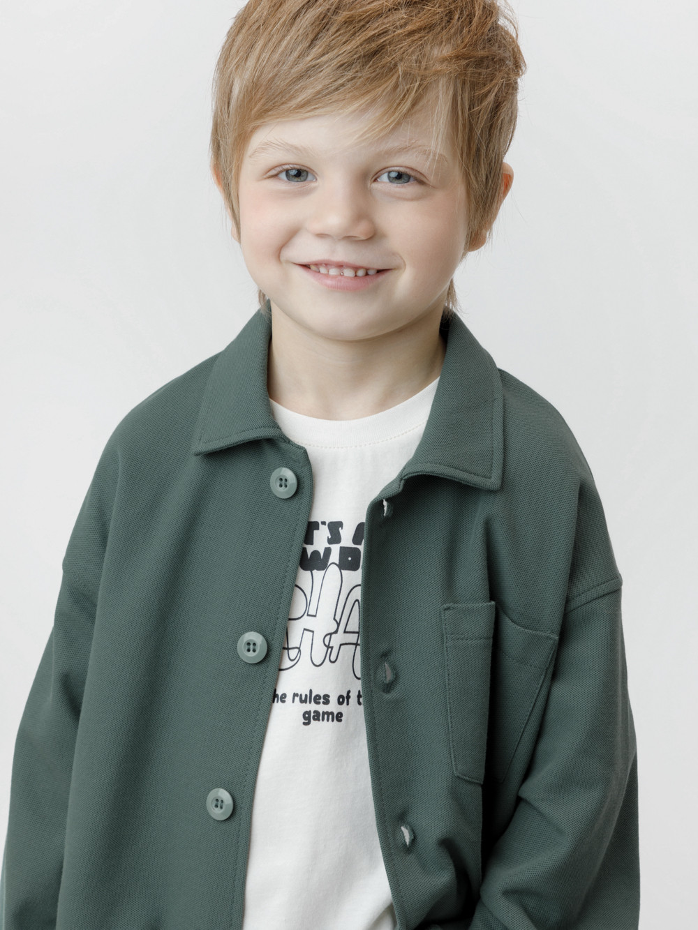 Рубашки для мальчика, артикул: КР 302982, цвет: зеленый, фото 4