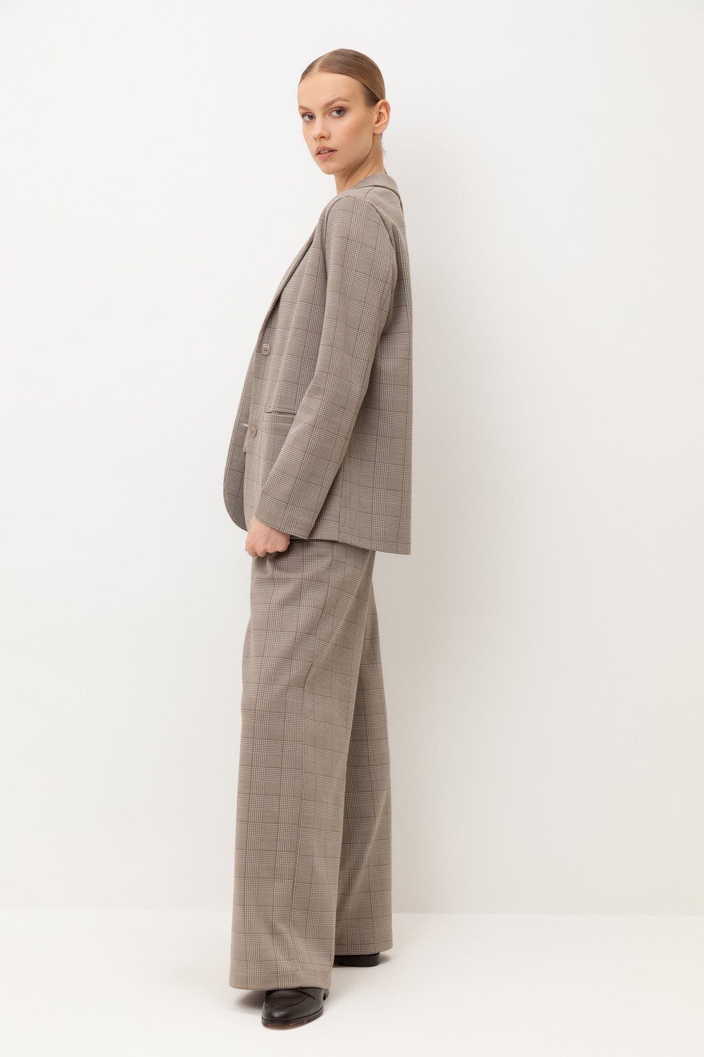 Жакеты, куртки женские для мам, артикул: ЕВТ 3341, цвет: бежевый, фото 4