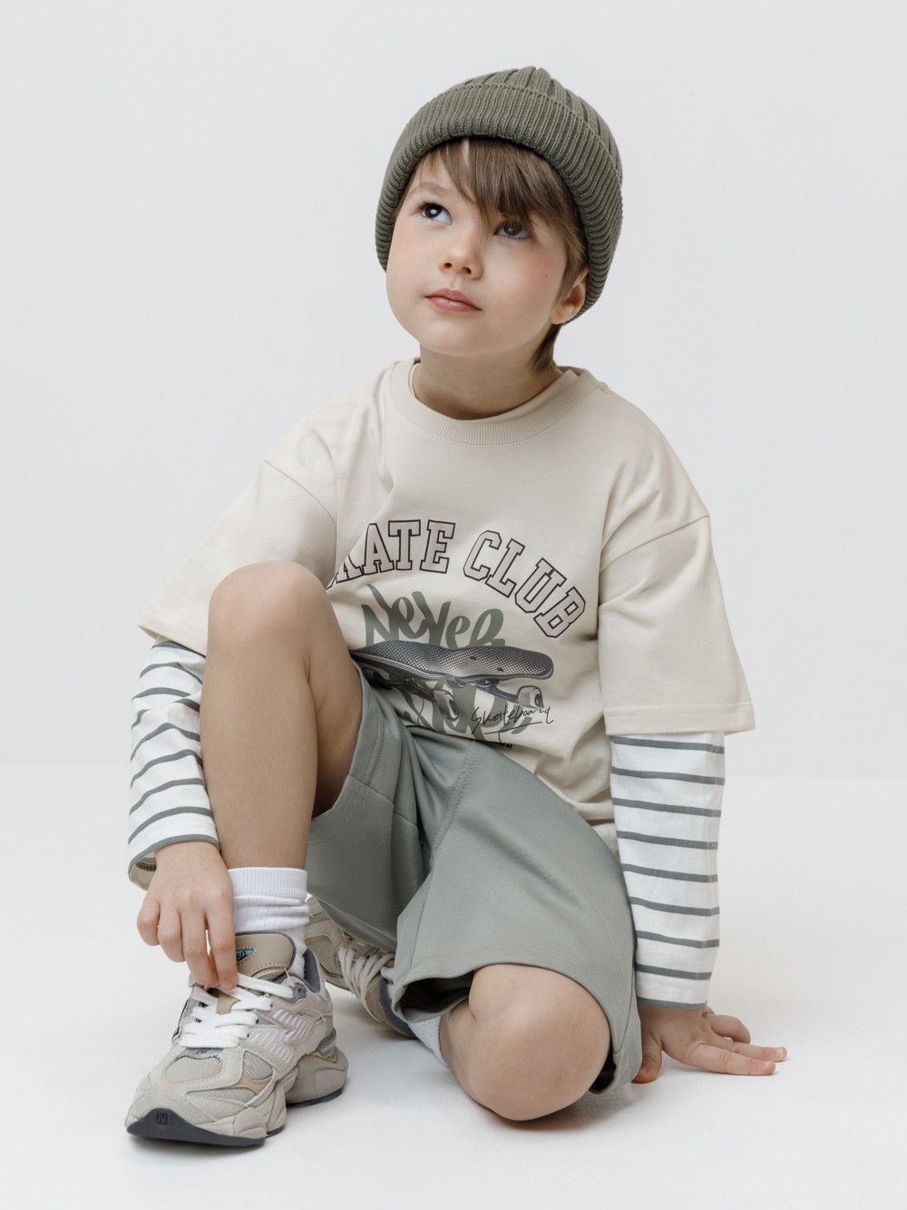 Футболка для мальчика, артикул: КР 302981, цвет: светло-бежевый, фото 4