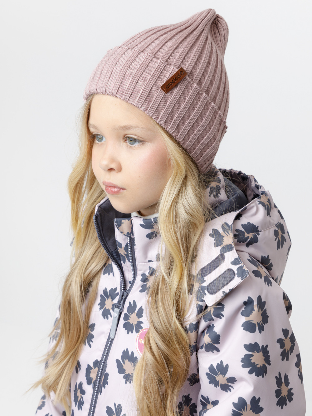 Шапка для девочки, артикул: КВ 20447, цвет: розовый, фото 4