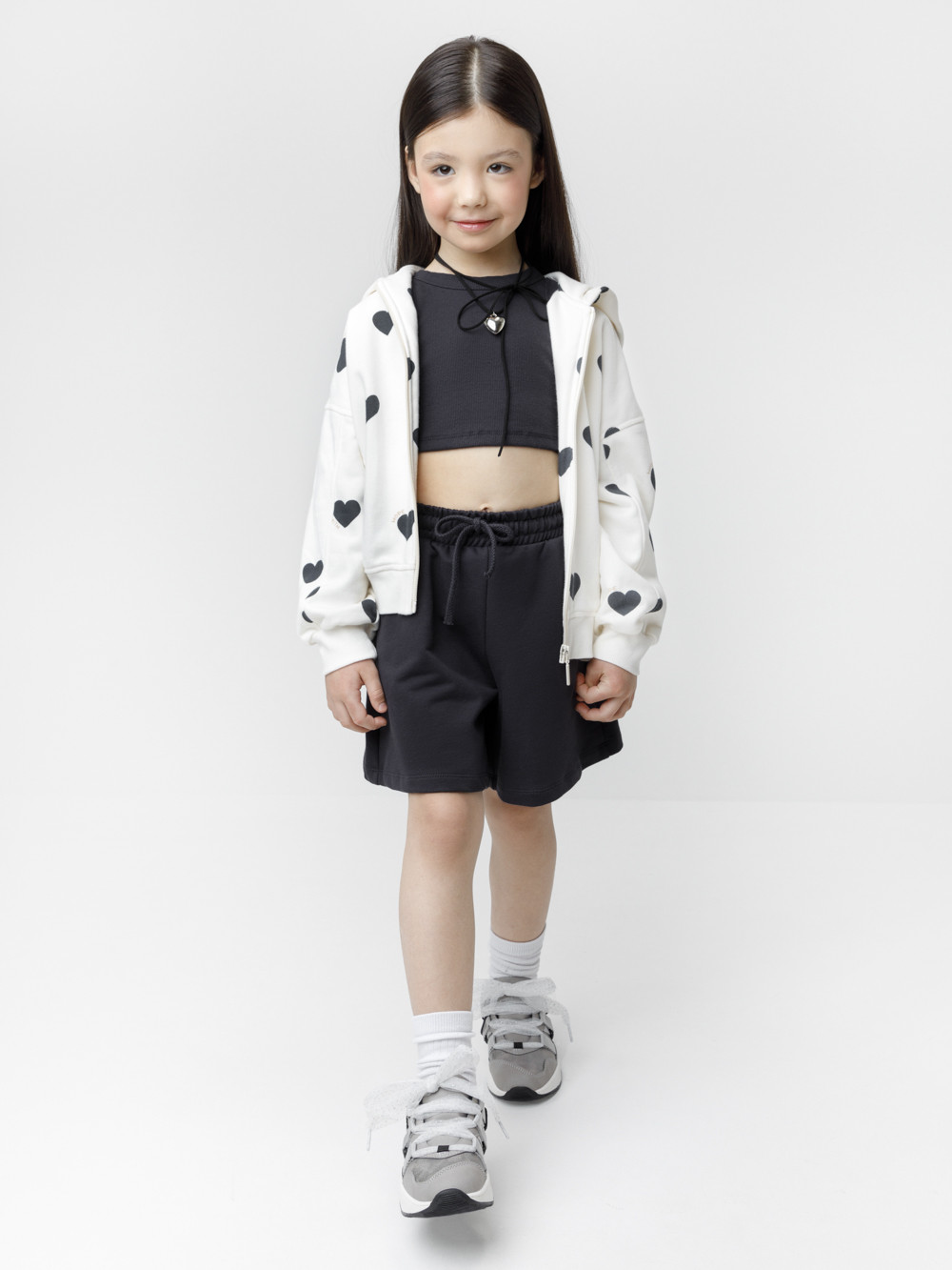 Футболка для девочки, артикул: КР 303013, цвет: темно-серый, фото 4