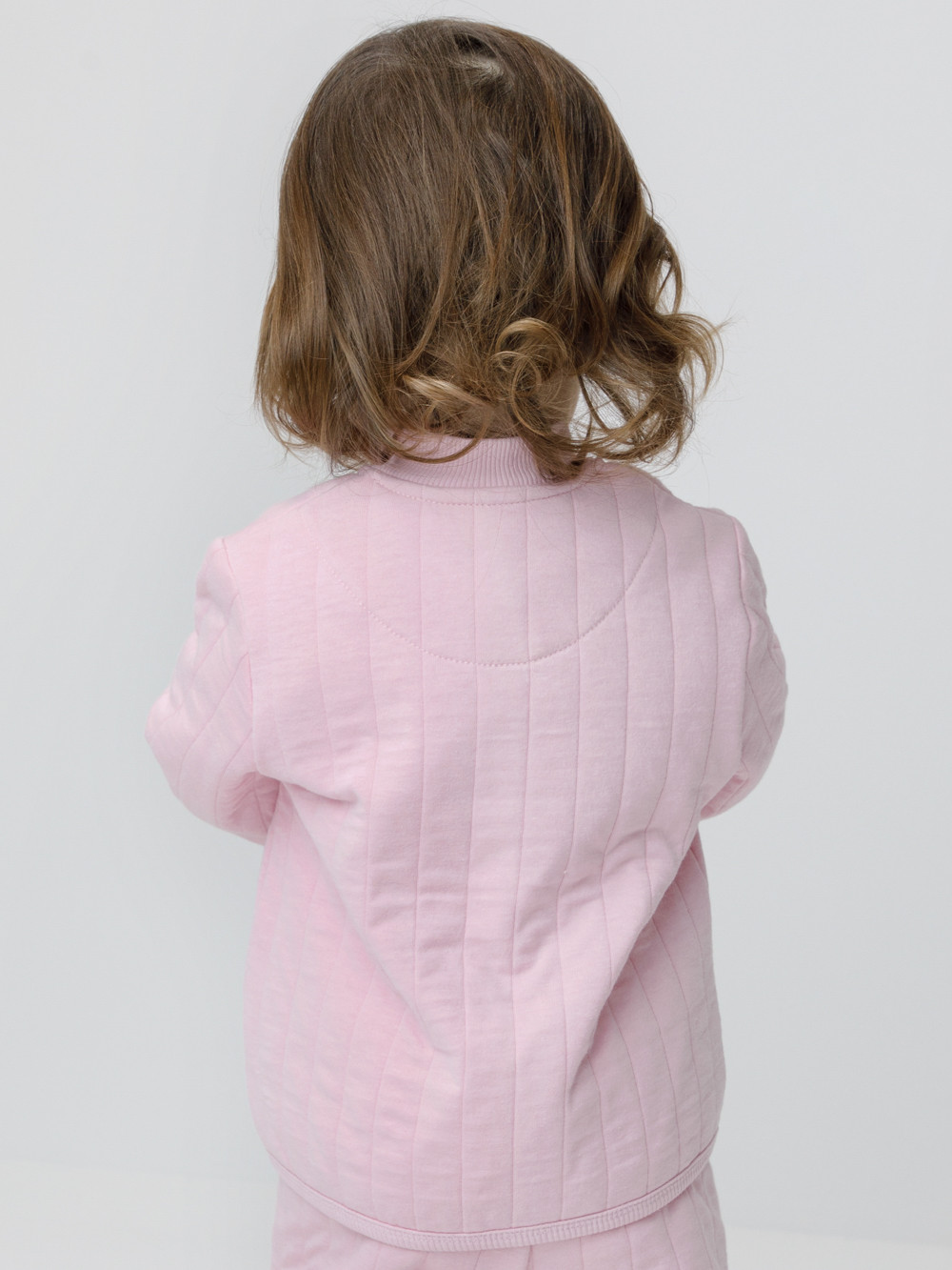 Жакет для девочки, артикул: КР 302965, цвет: светло-розовый, фото 4